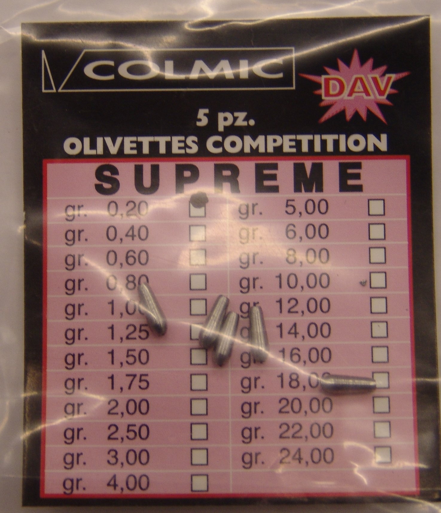 PLOMOS COLMIC SUPREME GR  0.20