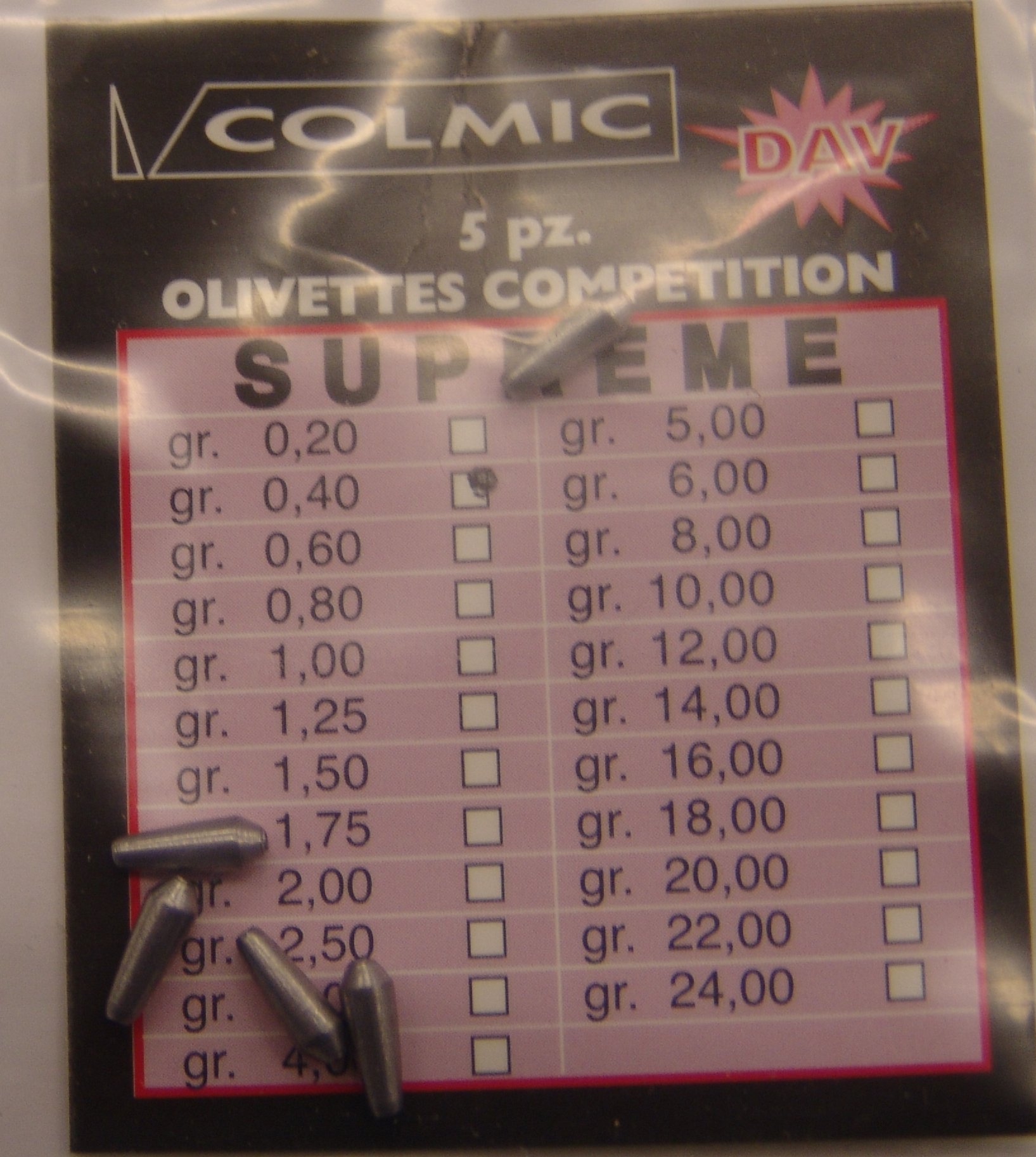 PLOMOS COLMIC SUPREME GR  0.40