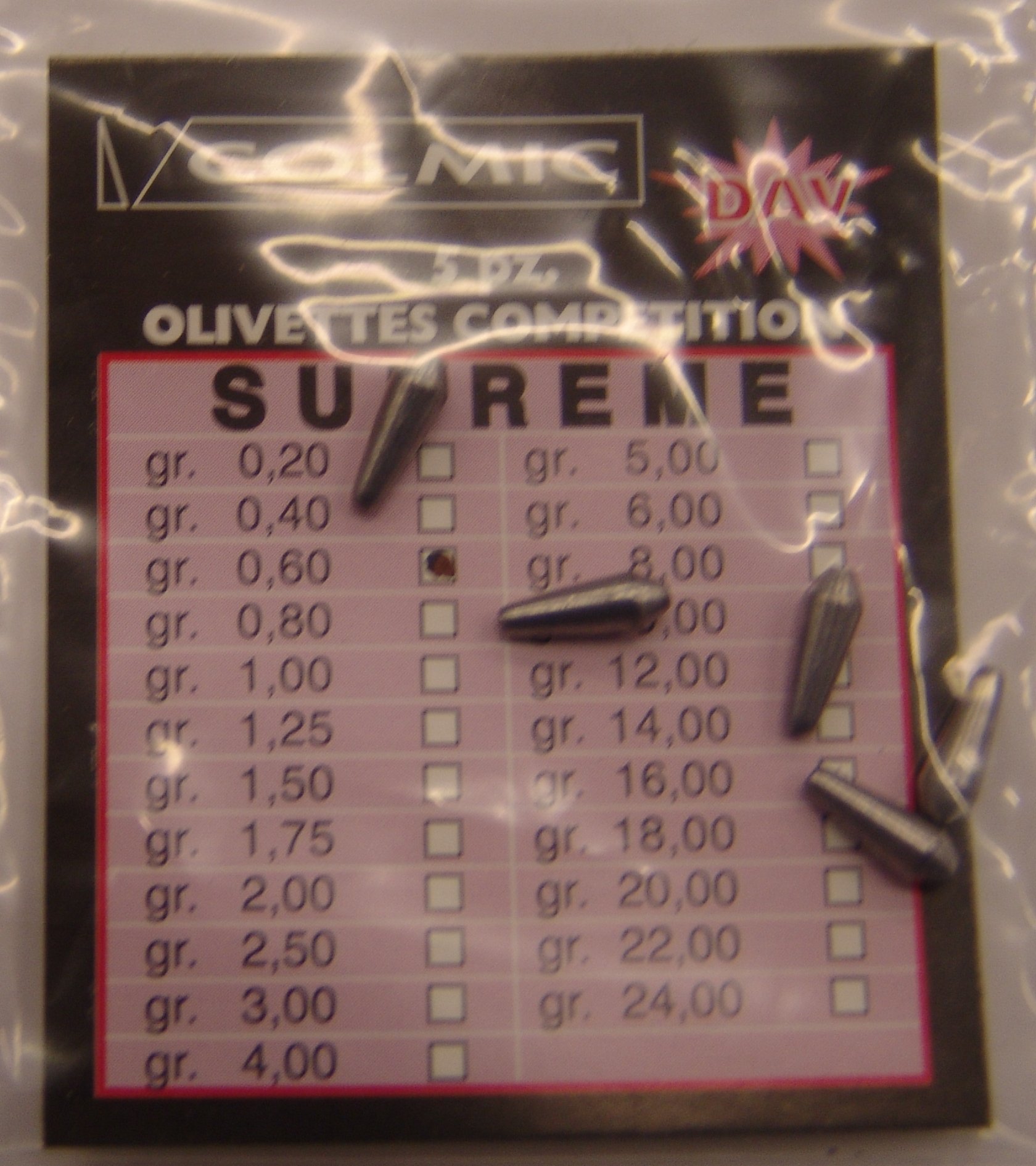 PLOMOS COLMIC SUPREME GR  0.60