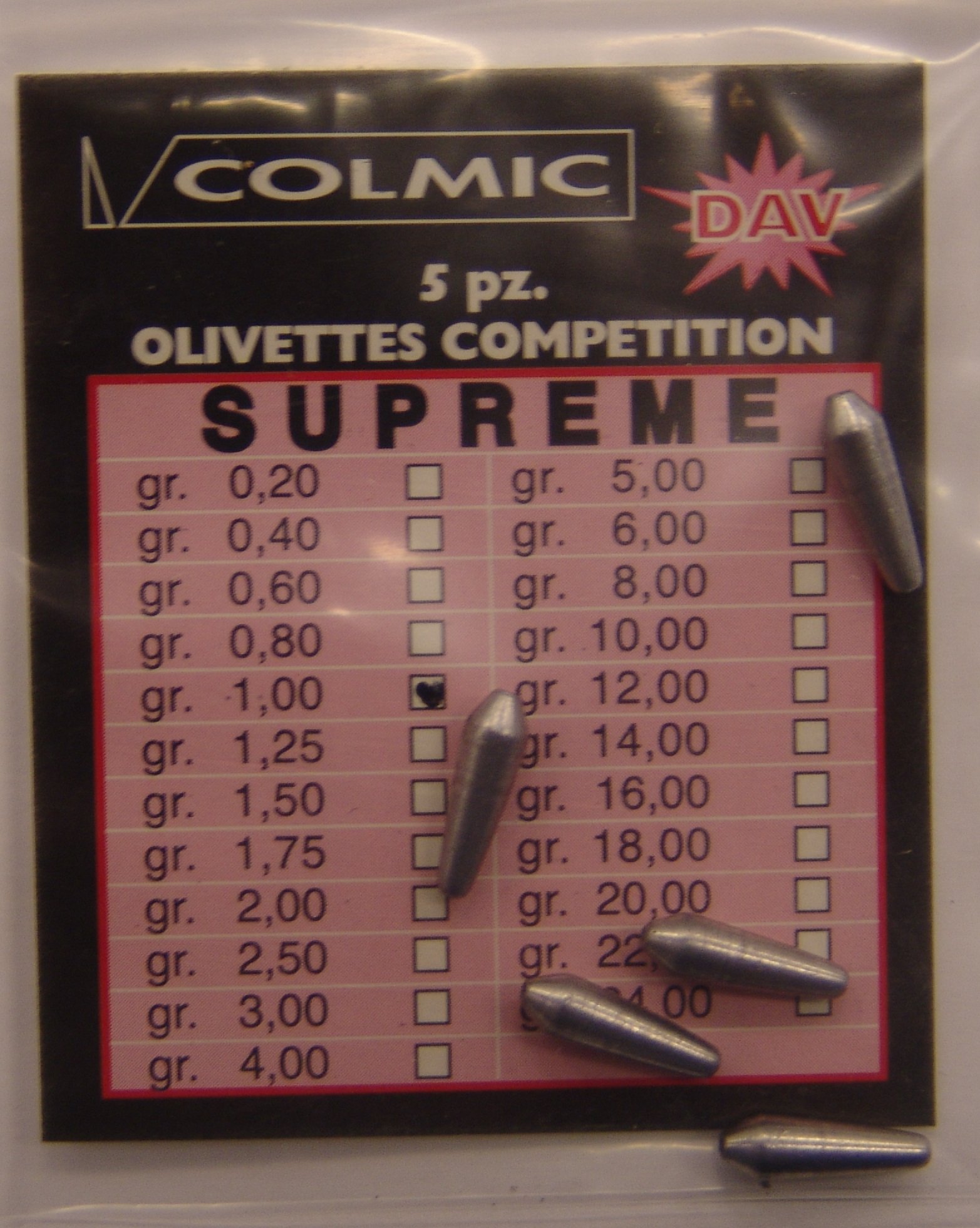 PLOMOS COLMIC SUPREME GR  1.00