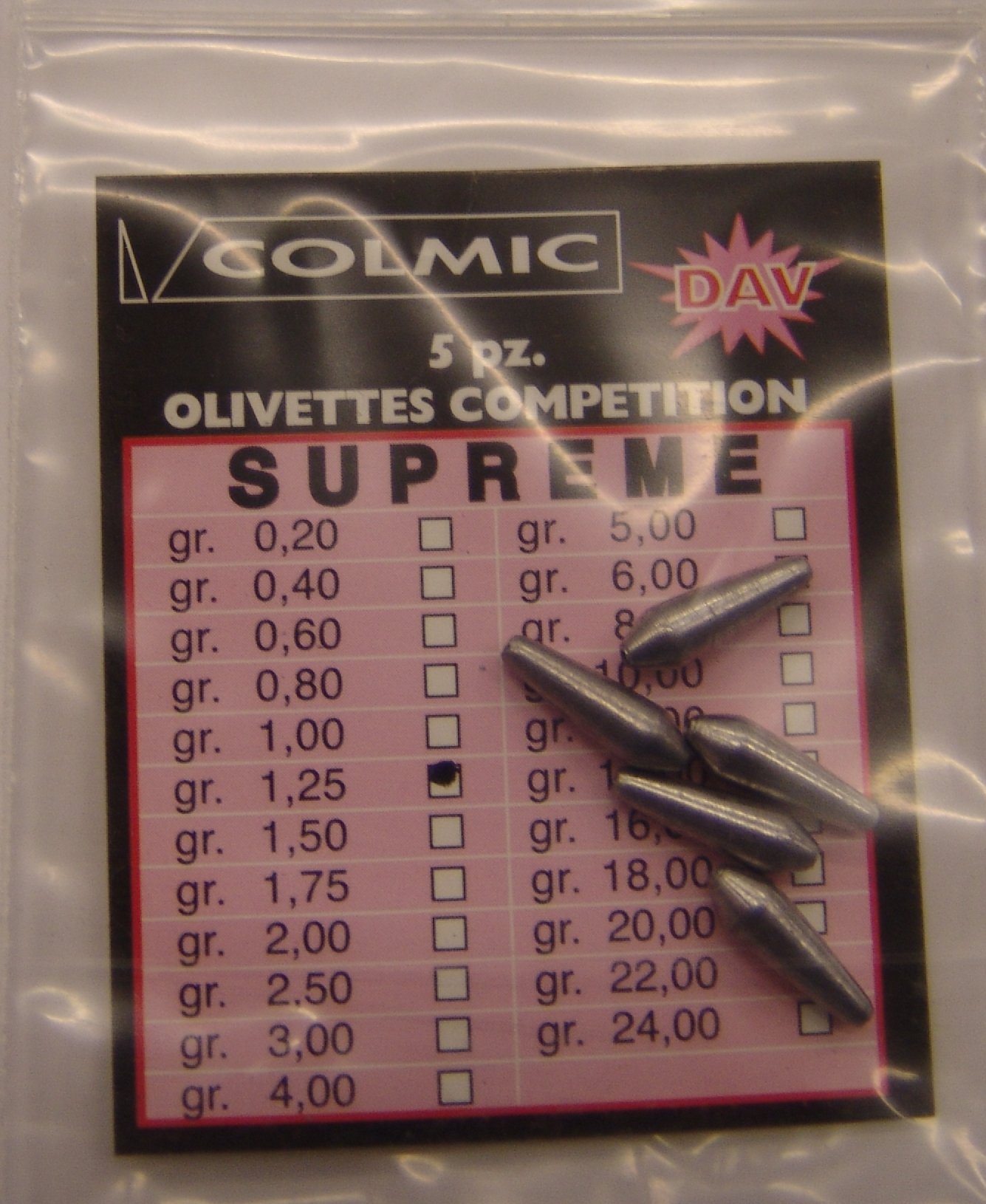 PLOMOS COLMIC SUPREME GR  1.25