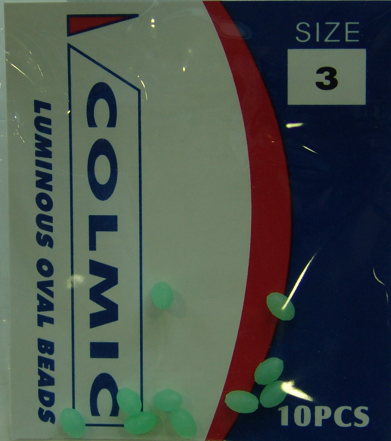 COLMIC - PERLA BLANDA FLUOR OVAL 03 (10 unidades)