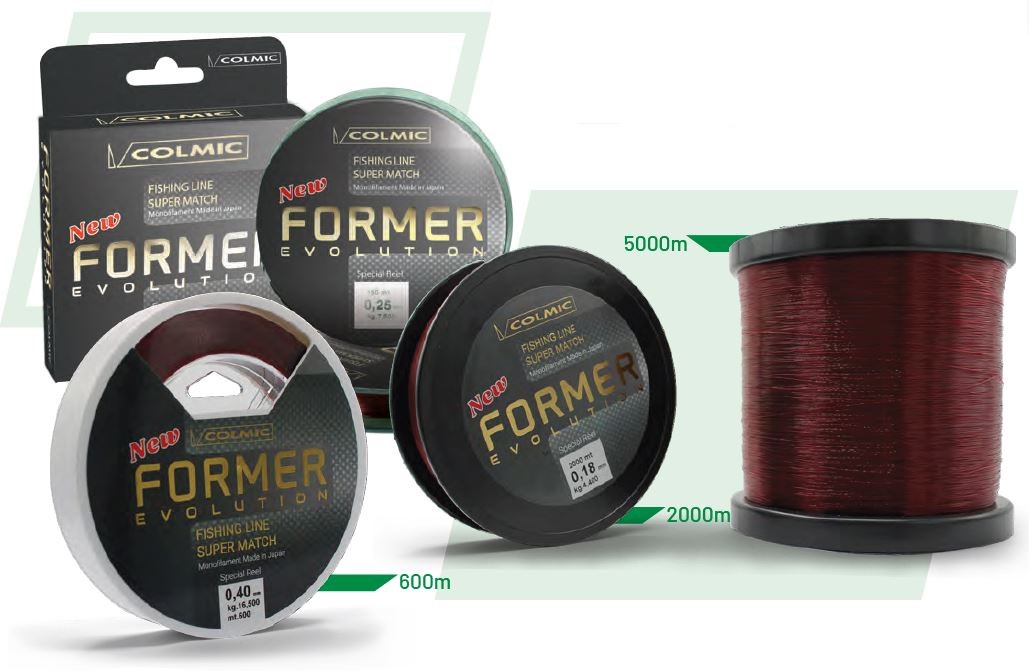 NYLON COLMIC FORMER EVOLUTION 2000mt - 0,18  (4.40KG)