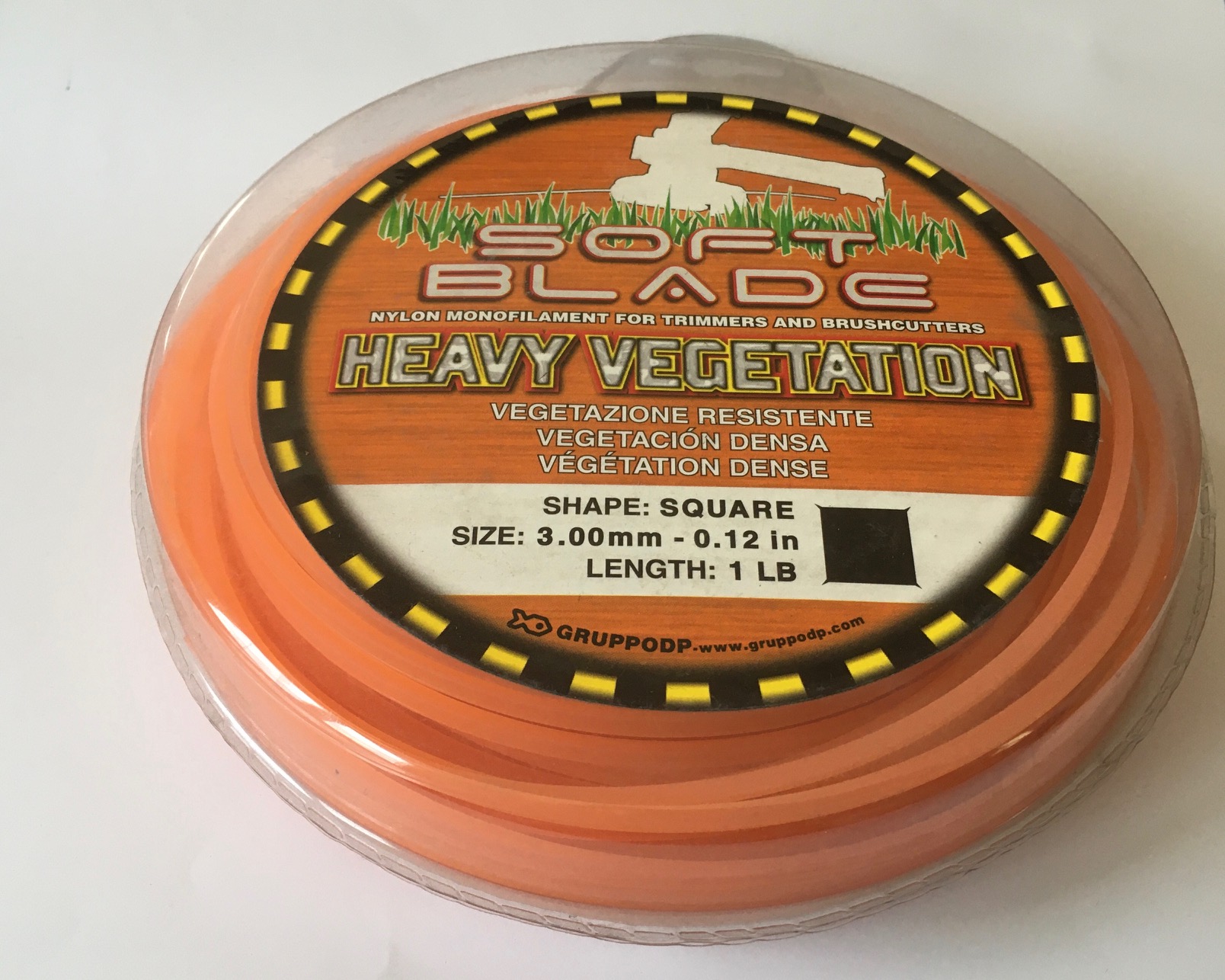 SOFT BLADE DONUT 1LB 300MM ORANGE-20 SQUARE