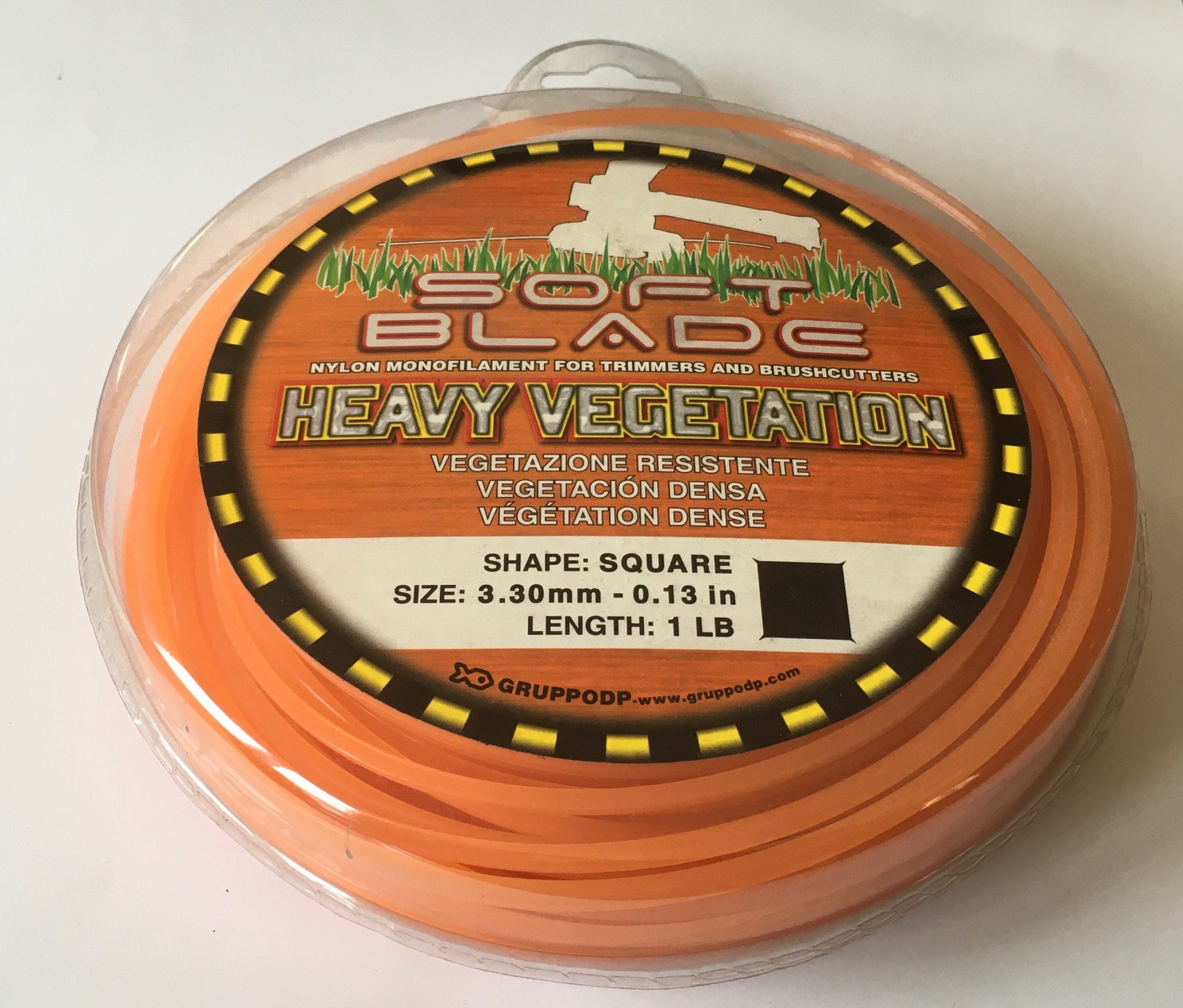 SOFT BLADE DONUT 1LB 330MM ORANGE-20 SQUARE