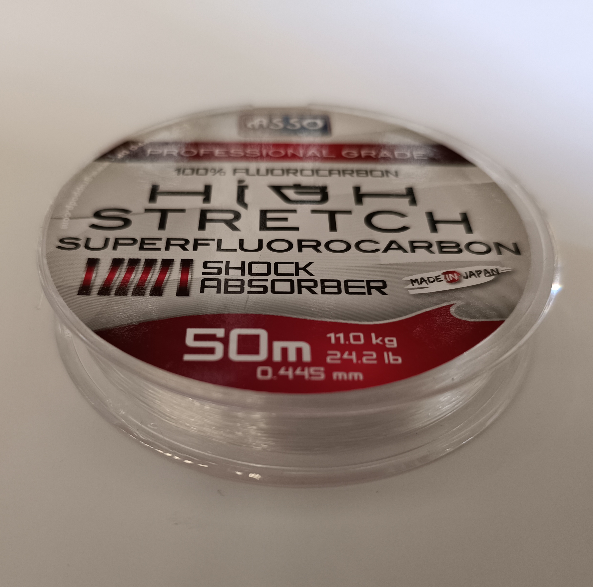 ASSO FLUOROCARBON HIGH STRETCH 50M 0445 WHITE-00