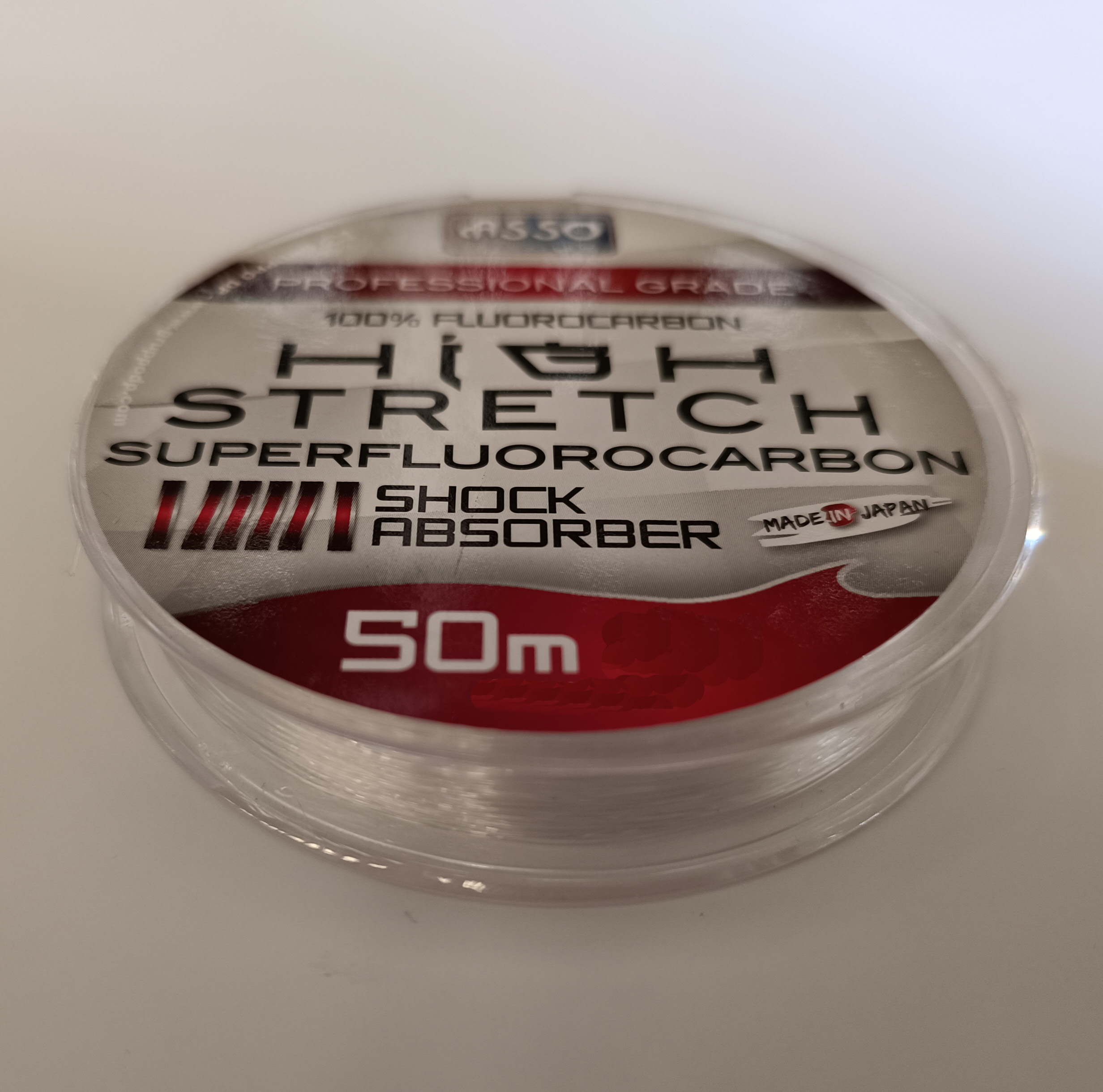 ASSO FLUOROCARBON HIGH STRETCH 50M 0176 WHITE-00