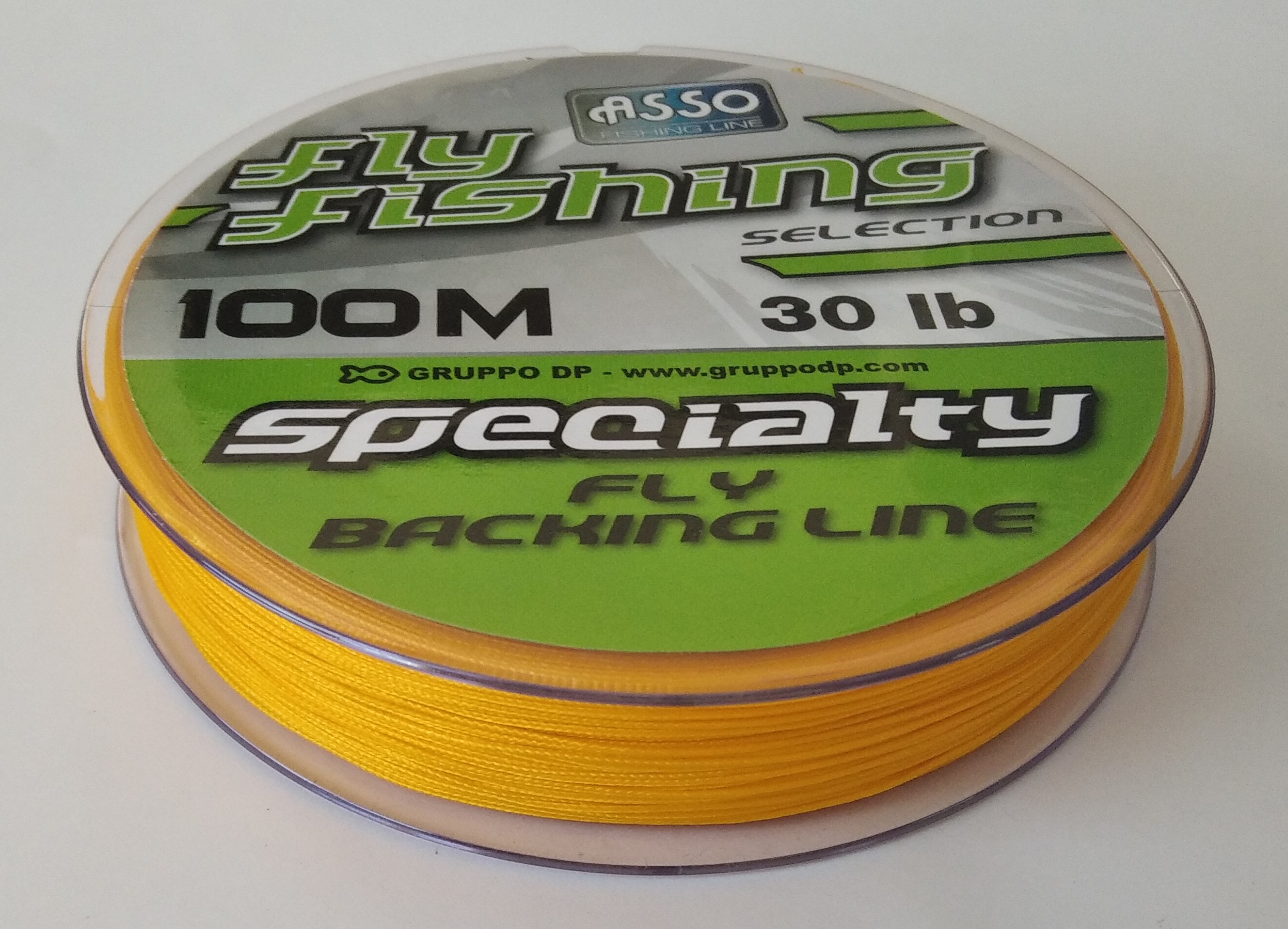 ASSO FLY FISHING BACKING 100M 30LB YELLOW-17