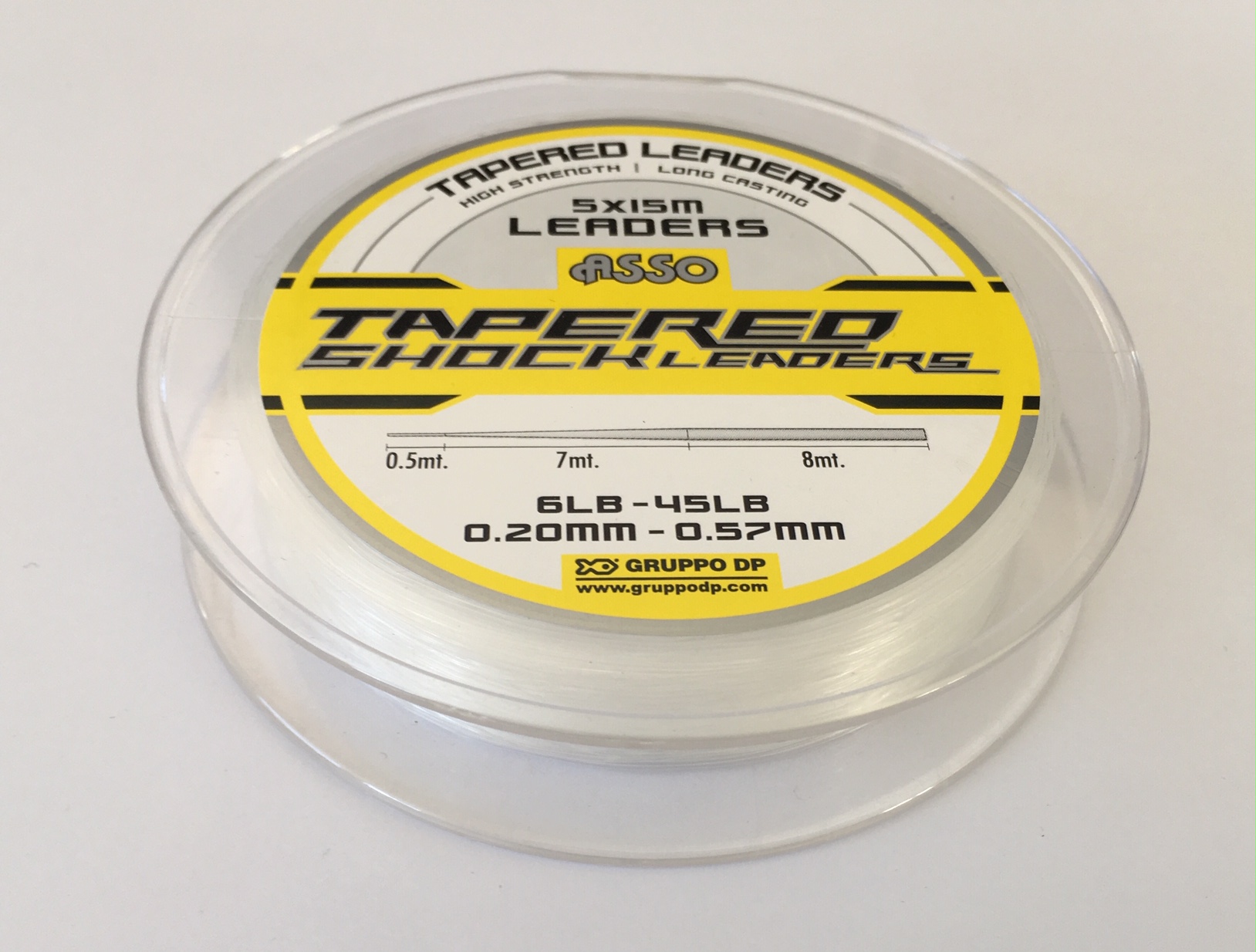 ASSO TAPERED SHOCK 5X15M 020-057 WHITE-00