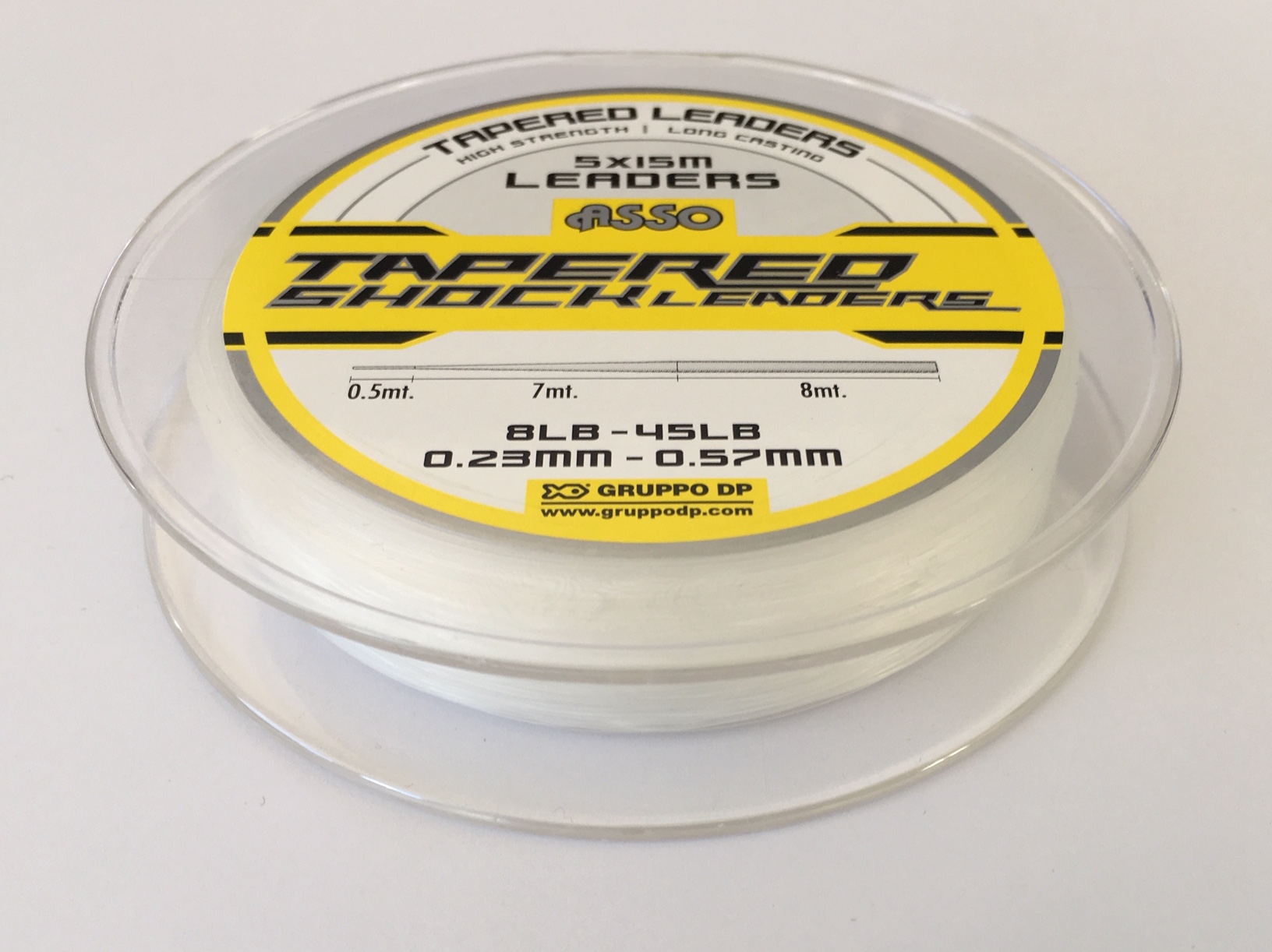 ASSO TAPERED SHOCK 5X15M 023-057 WHITE-00