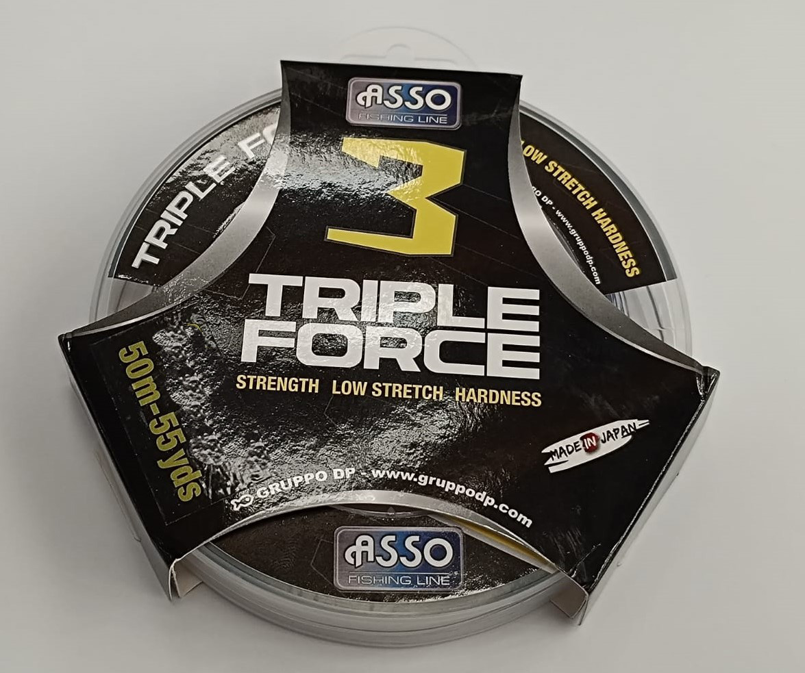 ASSO TRIPLE FORCE 50M 1.56mm GREY-71