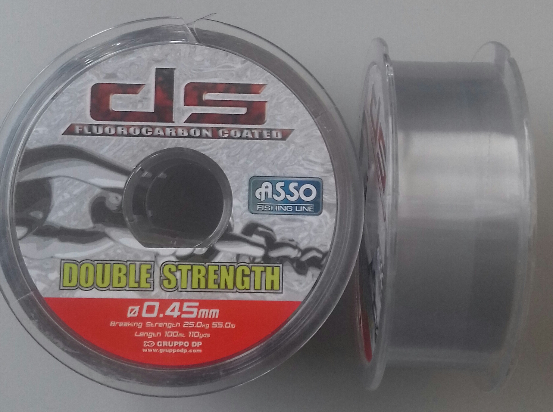 ASSO DOUBLE STRENGTH 100M 0,45 GREY-73 INDIV