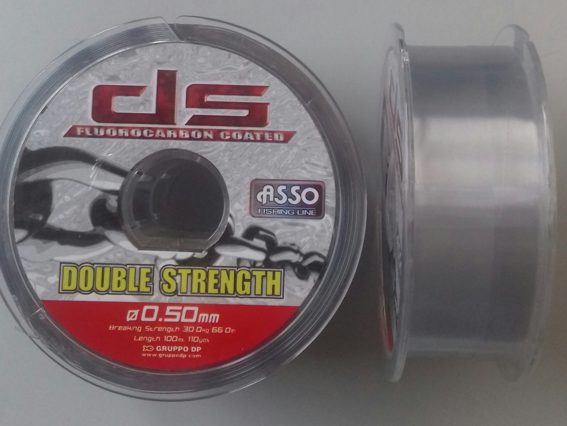 ASSO DOUBLE STRENGTH 100M 0,50 GREY-73 INDIV