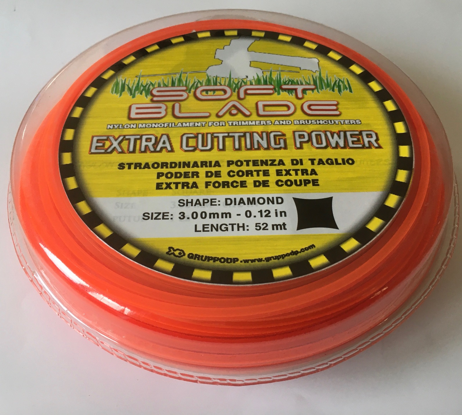 SOFT BLADE DONUT 1LB 300MM ORANGE-24 DIAMOND