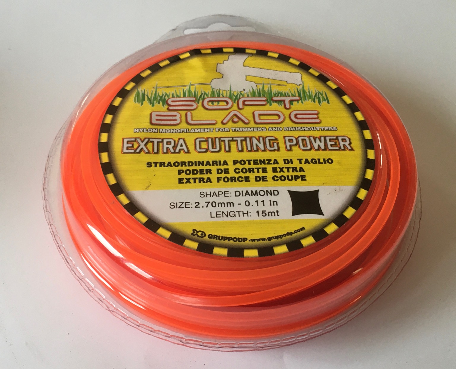 SOFT BLADE DONUT 15M 270MM ORANGE-24 DIAMOND