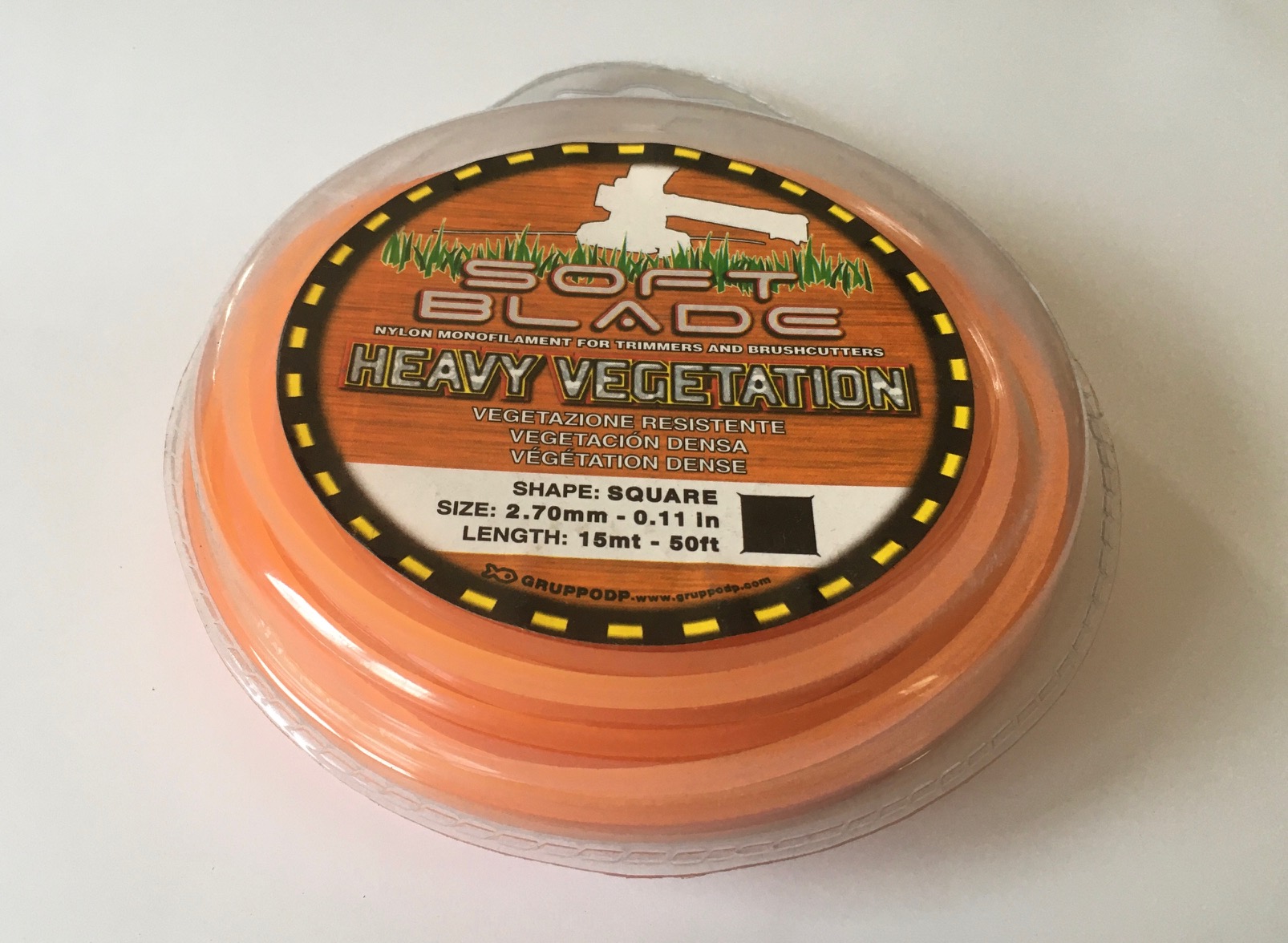 SOFT BLADE DONUT 15M 270MM ORANGE-20 SQUARE