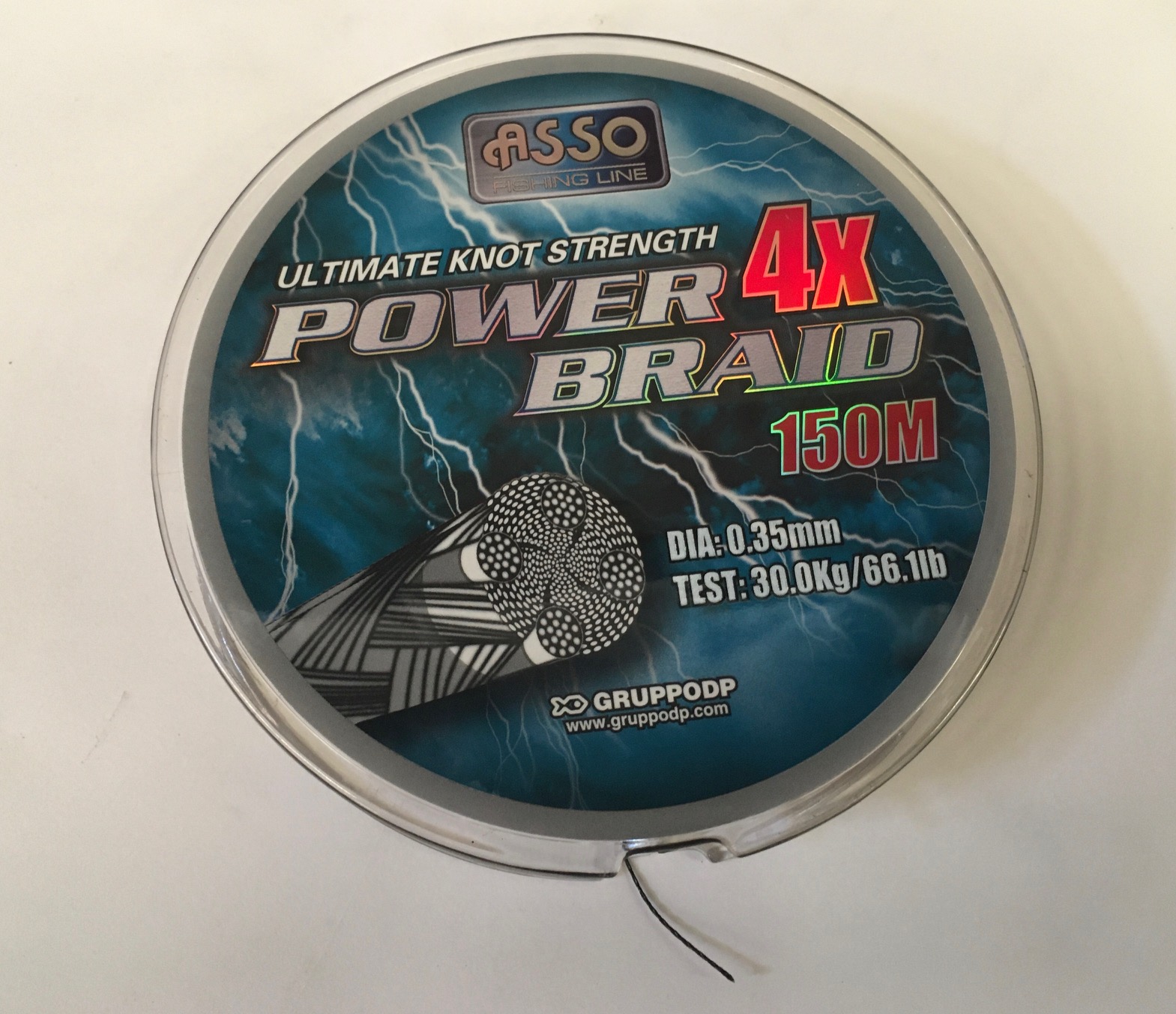 ASSO POWER BRAID 4X 150m 0.35mm BLACK-90