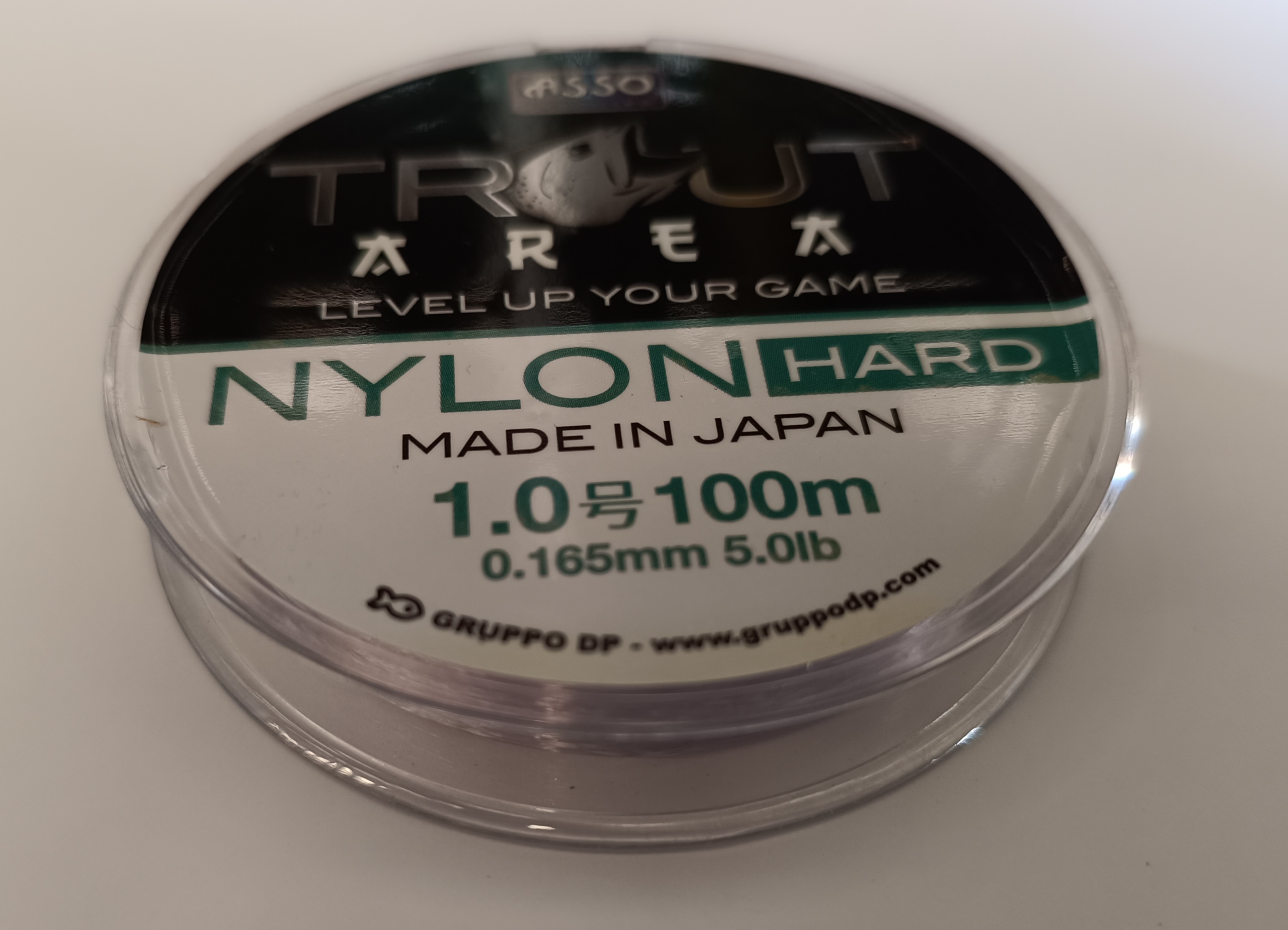 ASSO TROUT AREA NYLON HARD STD 100M SPOOL 0,165mm GREY-73