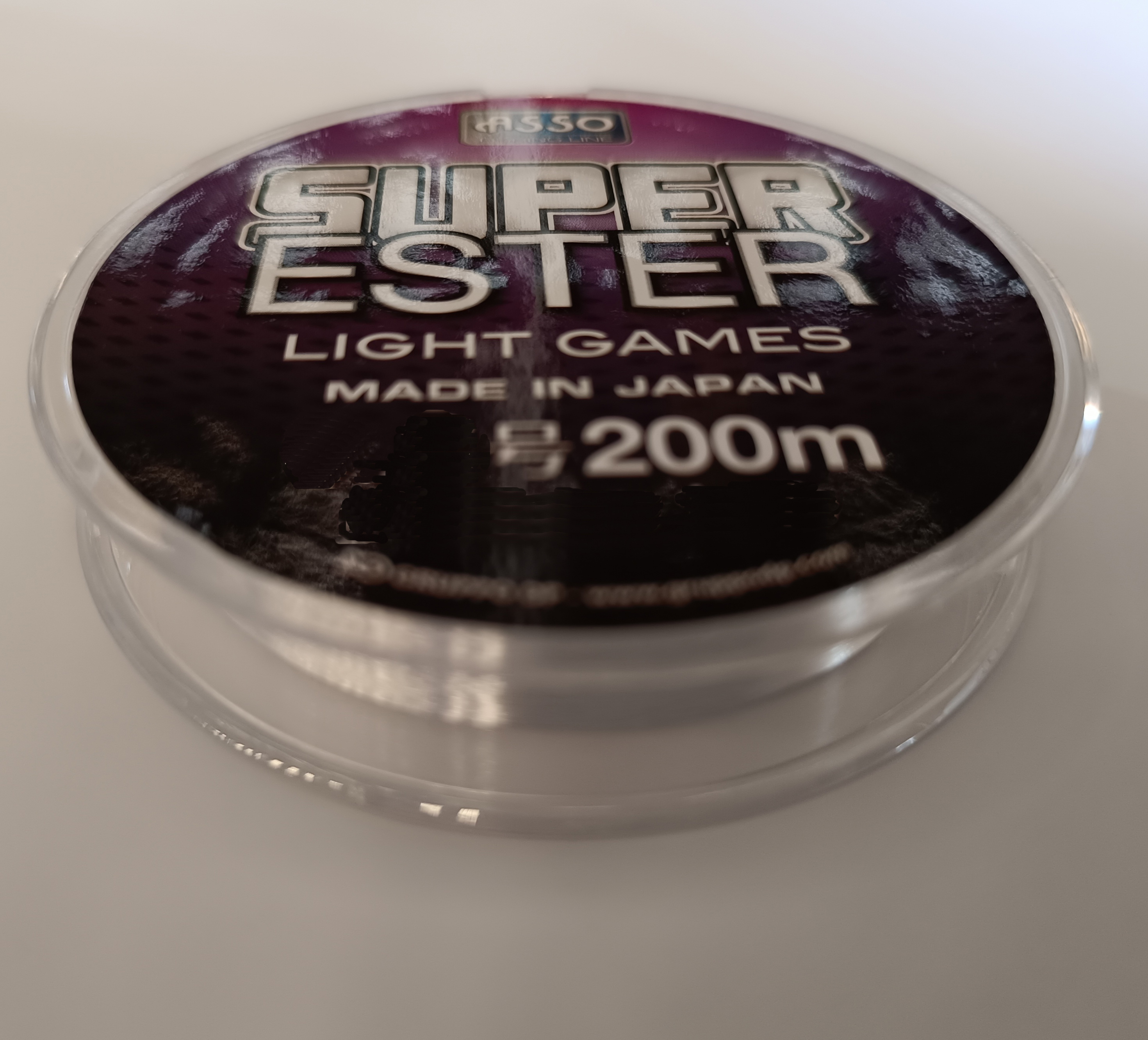 ASSO SUPER ESTER STD 200M SPOOL 0.25 GO 0,082mm WHITE-02 FLUO