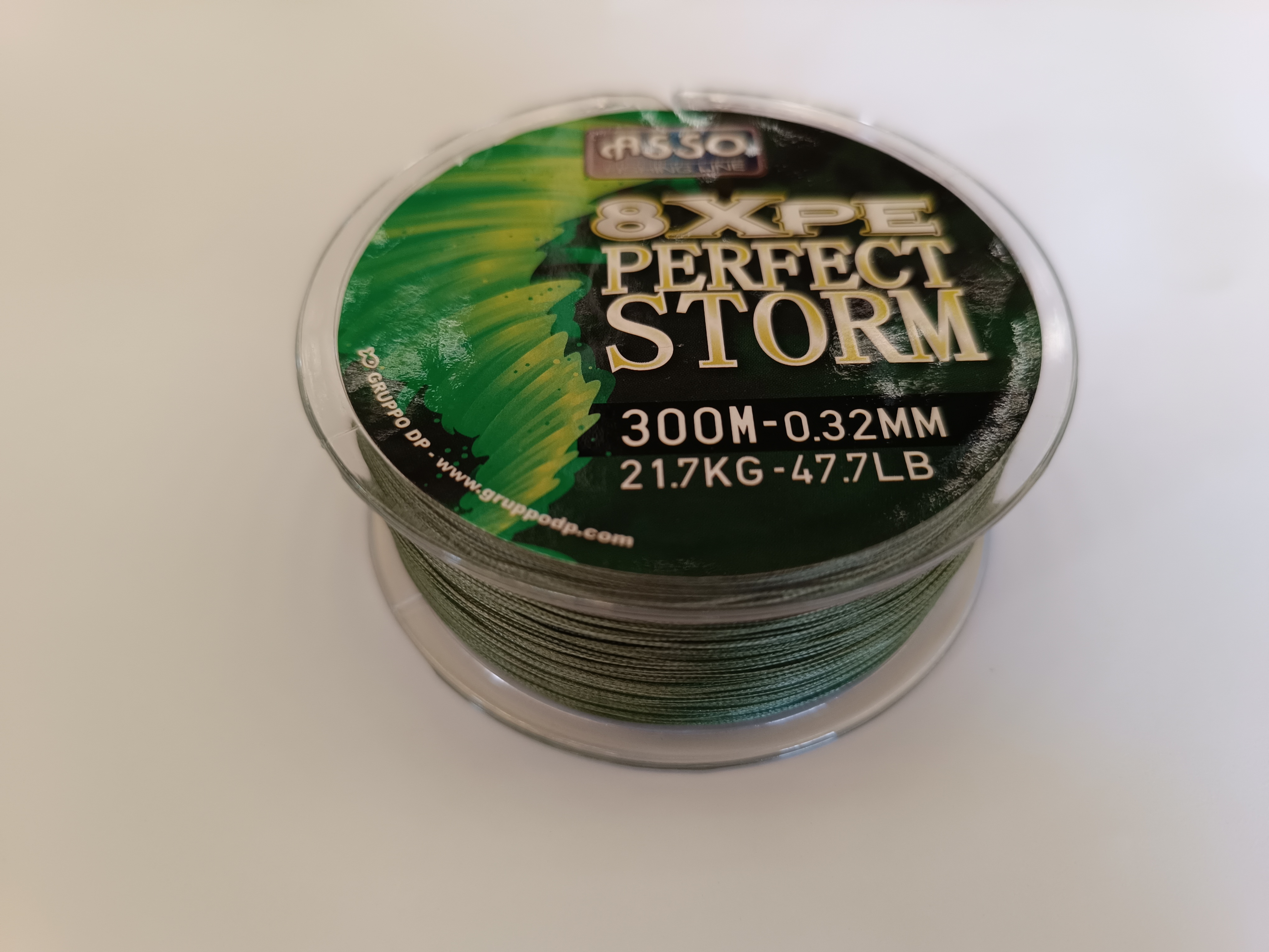 ASSO 8x PE PERFECT STORM 300M GREEN 0,32MM