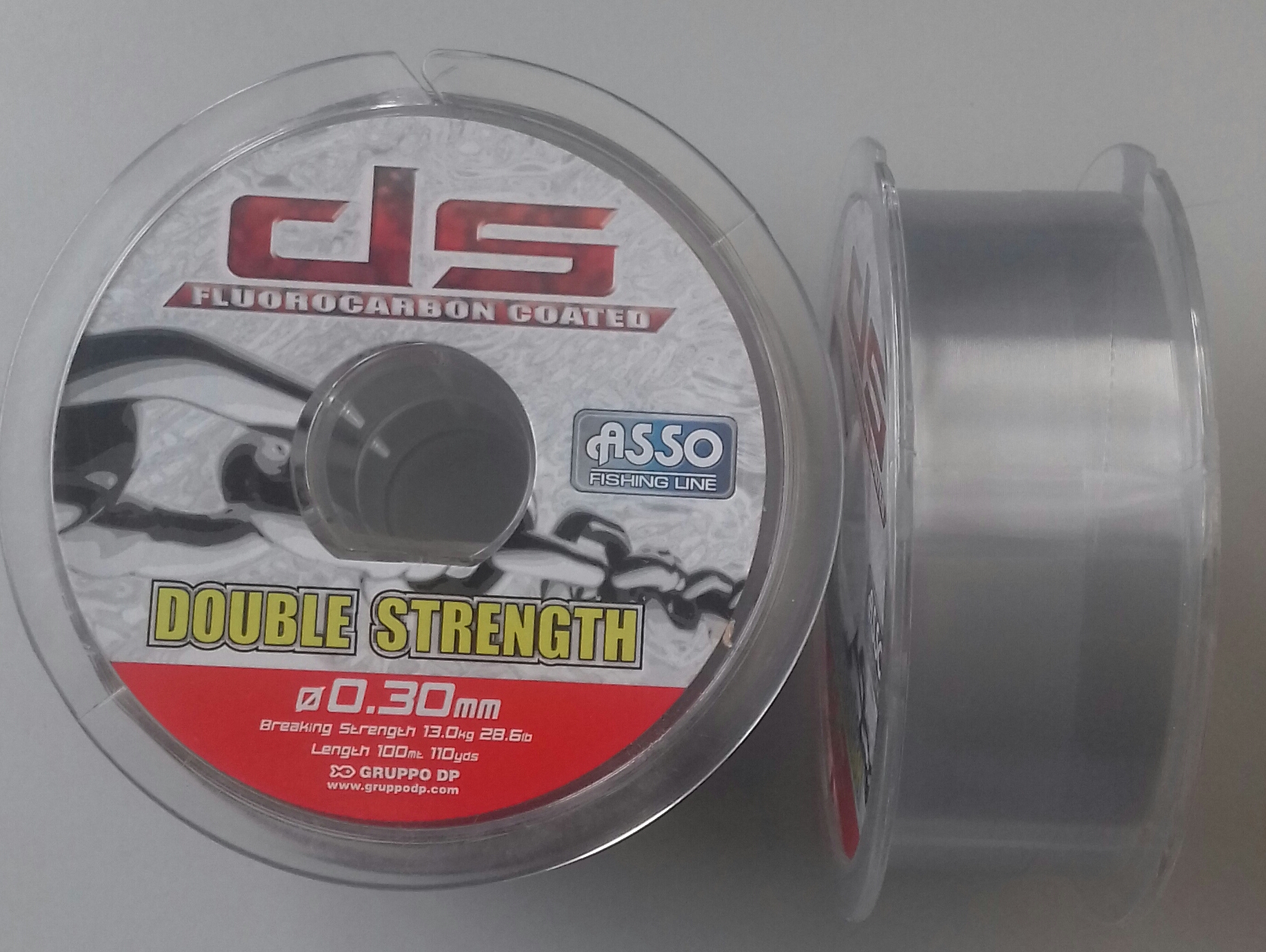 ASSO DOUBLE STRENGTH 100M 0,30 GREY-73 INDIV