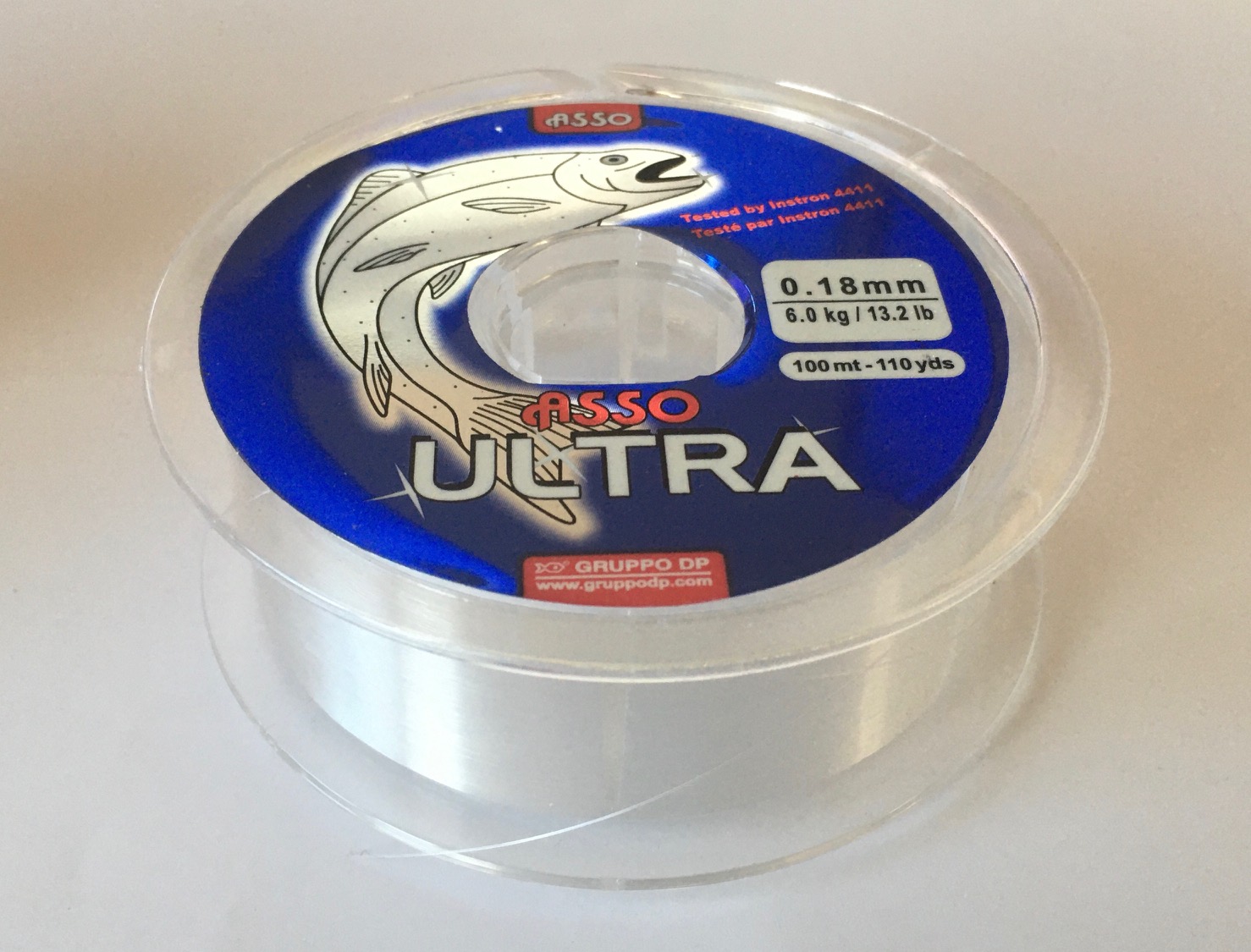 NYLON ASSO ULTRA PAR 100m WHITE-00 0,18