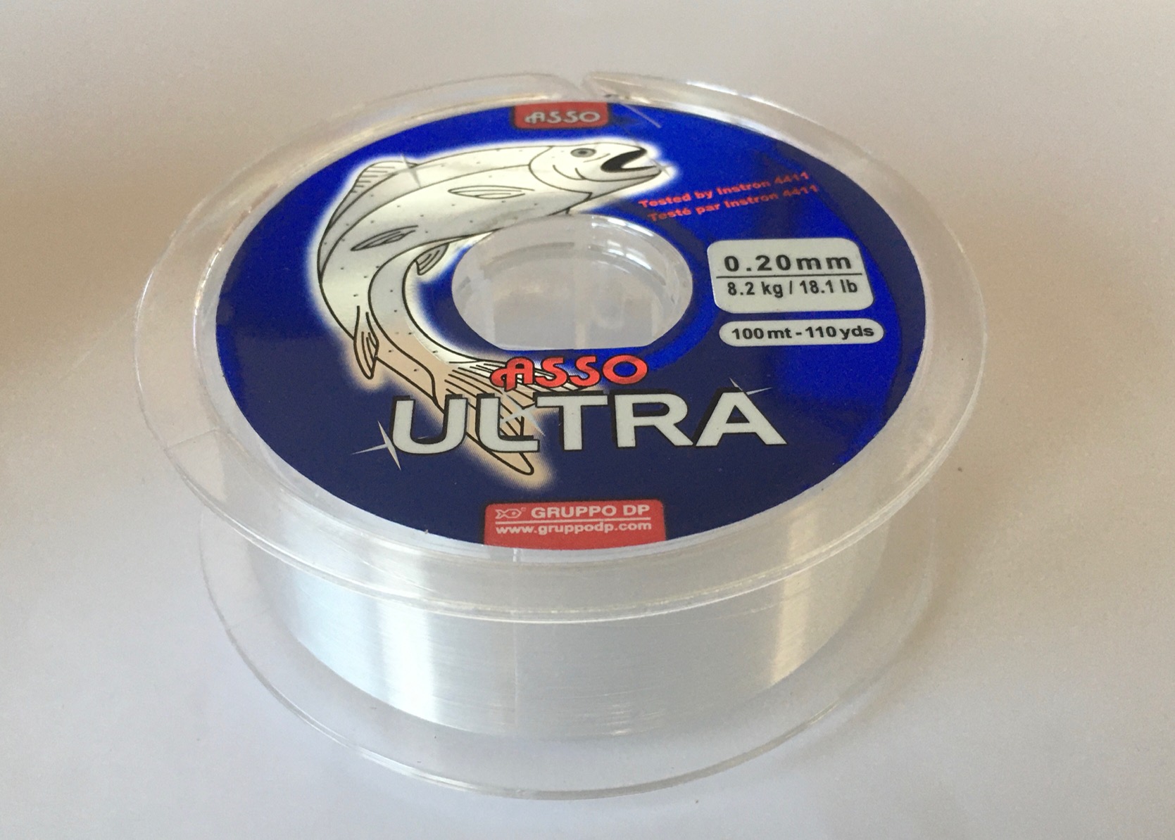 NYLON ASSO ULTRA PAR 100m WHITE-00 0,20