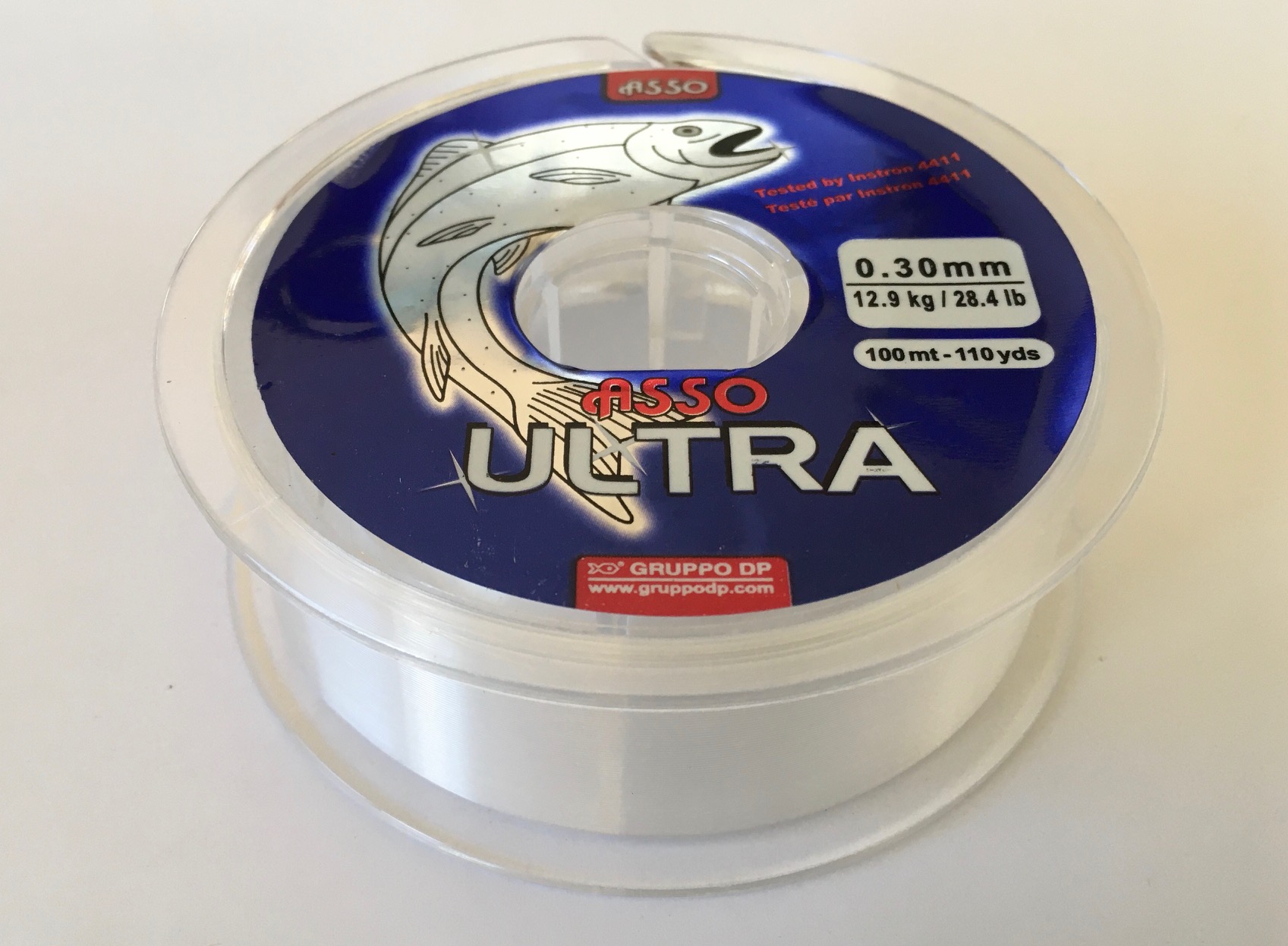 NYLON ASSO ULTRA PAR 100m WHITE-00 0,30