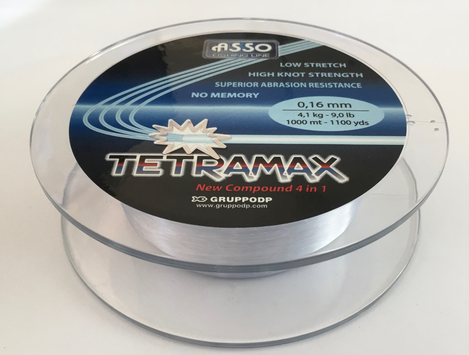 ASSO TETRAMAX 1000M 0,16mm BLUE-51 FLUO