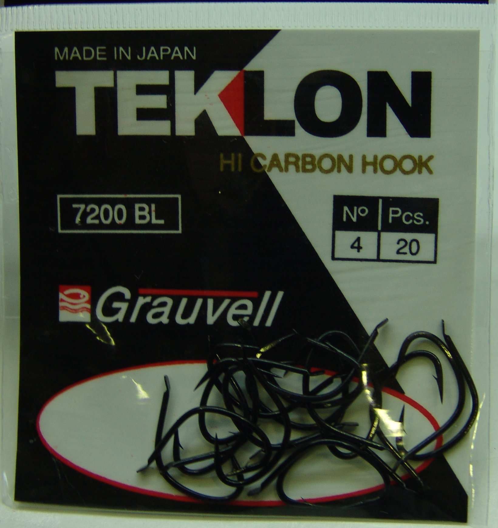 ANZUELO GRAUVELL TEKLON 7200BL 4 (20 uni)