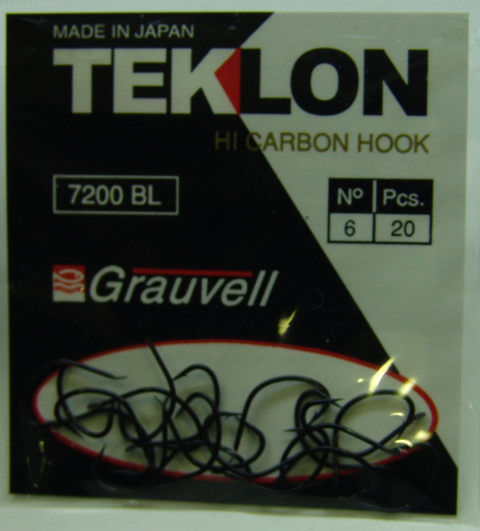 ANZUELO GRAUVELL TEKLON 7200BL 6 (20 uni)