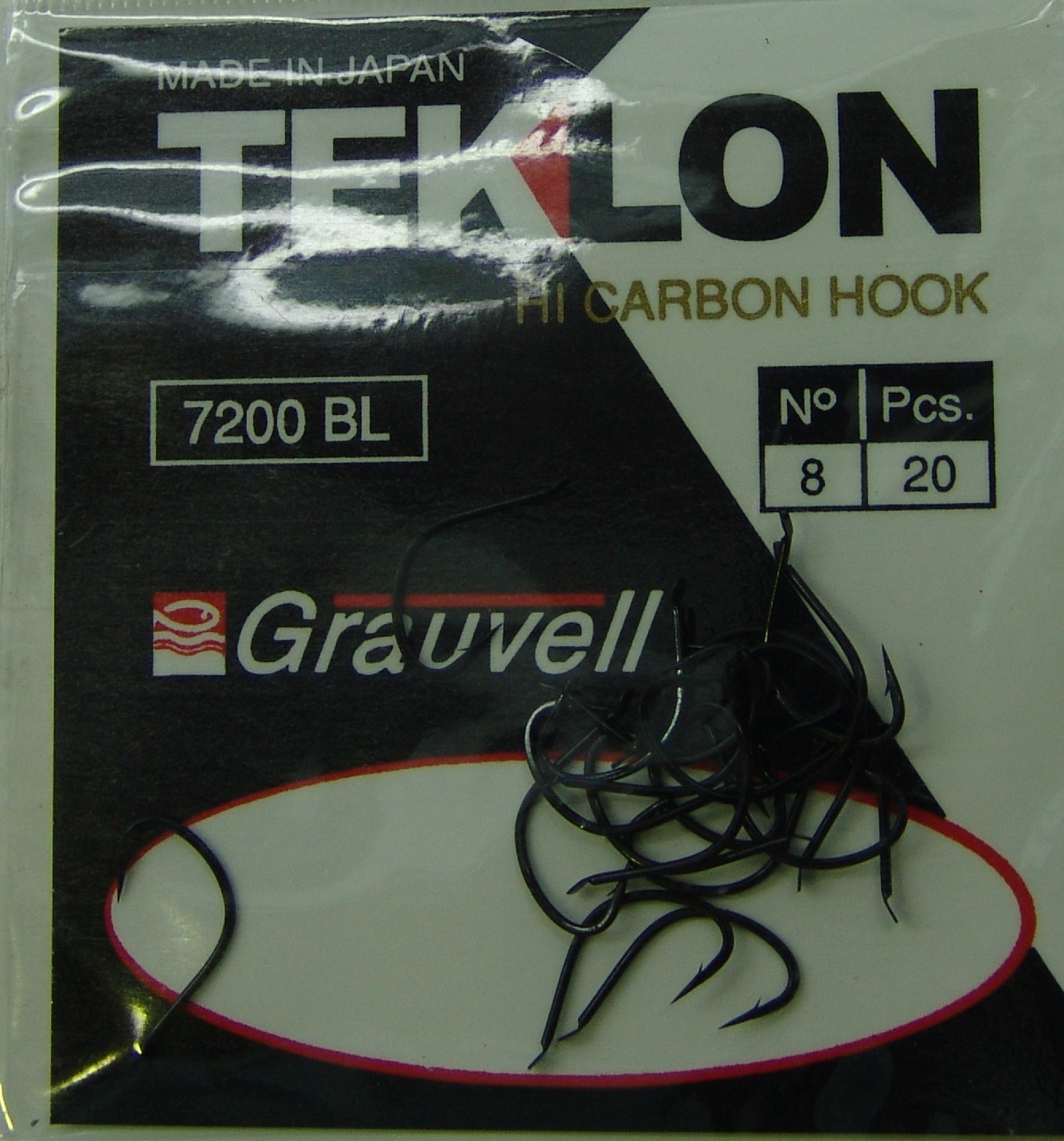 ANZUELO GRAUVELL TEKLON 7200BL 8 (20 uni)