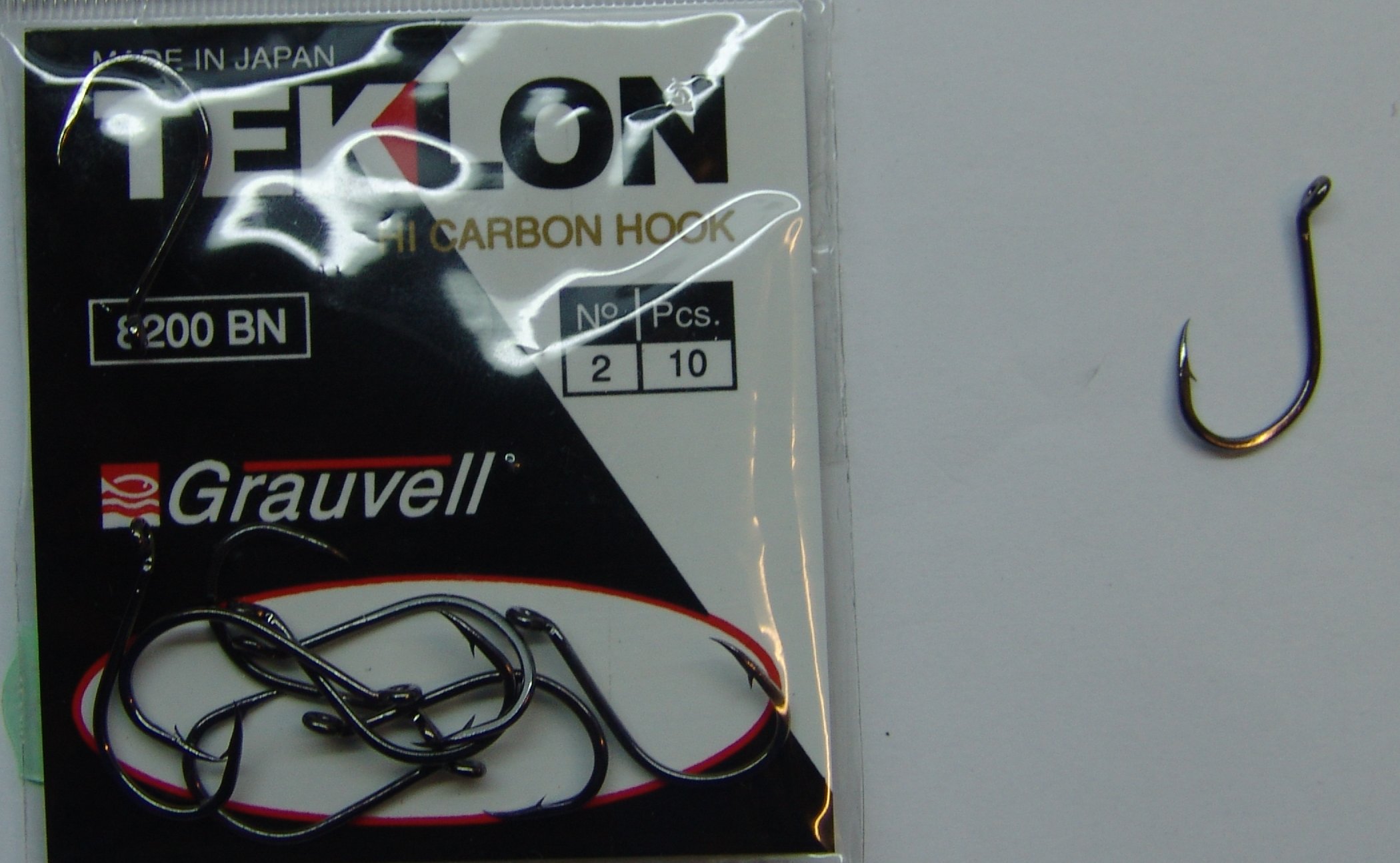 ANZUELO GRAUVELL TEKLON 8200BN 2 (10 uni)