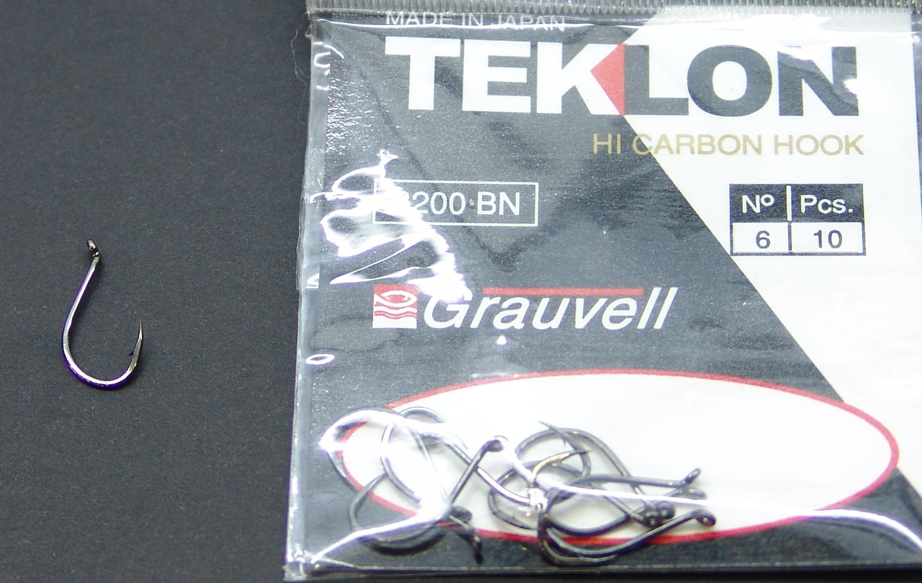 ANZUELO GRAUVELL TEKLON 8200BN 6 (10 uni)