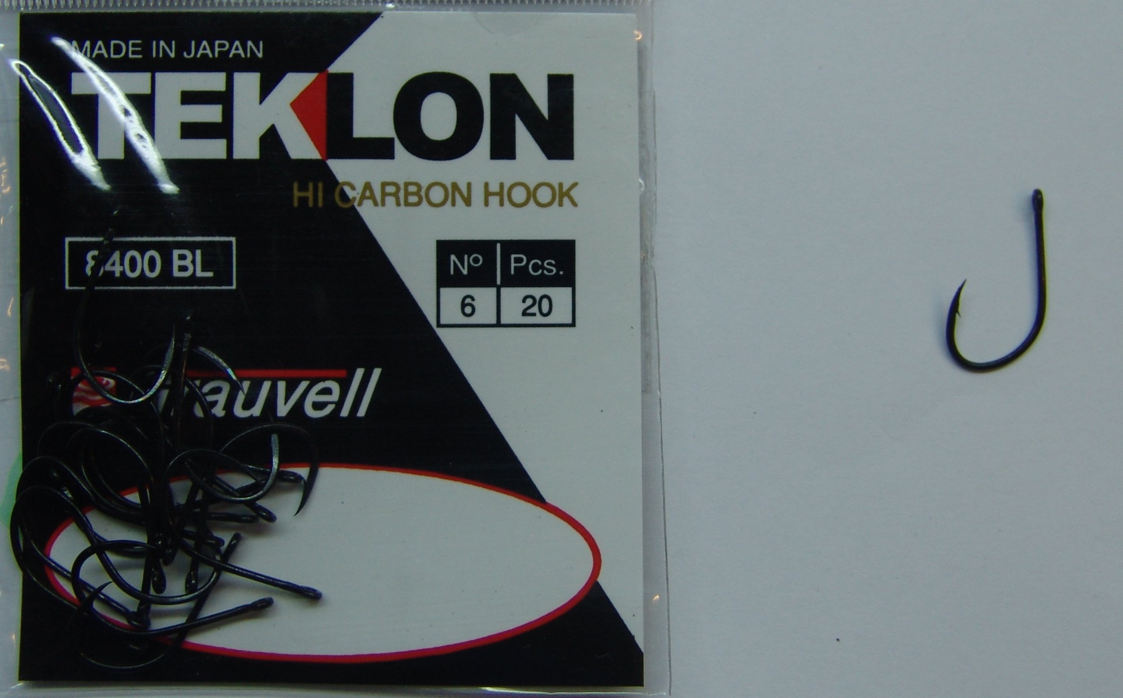ANZUELO GRAUVELL TEKLON 8400BL 6 (20 uni)