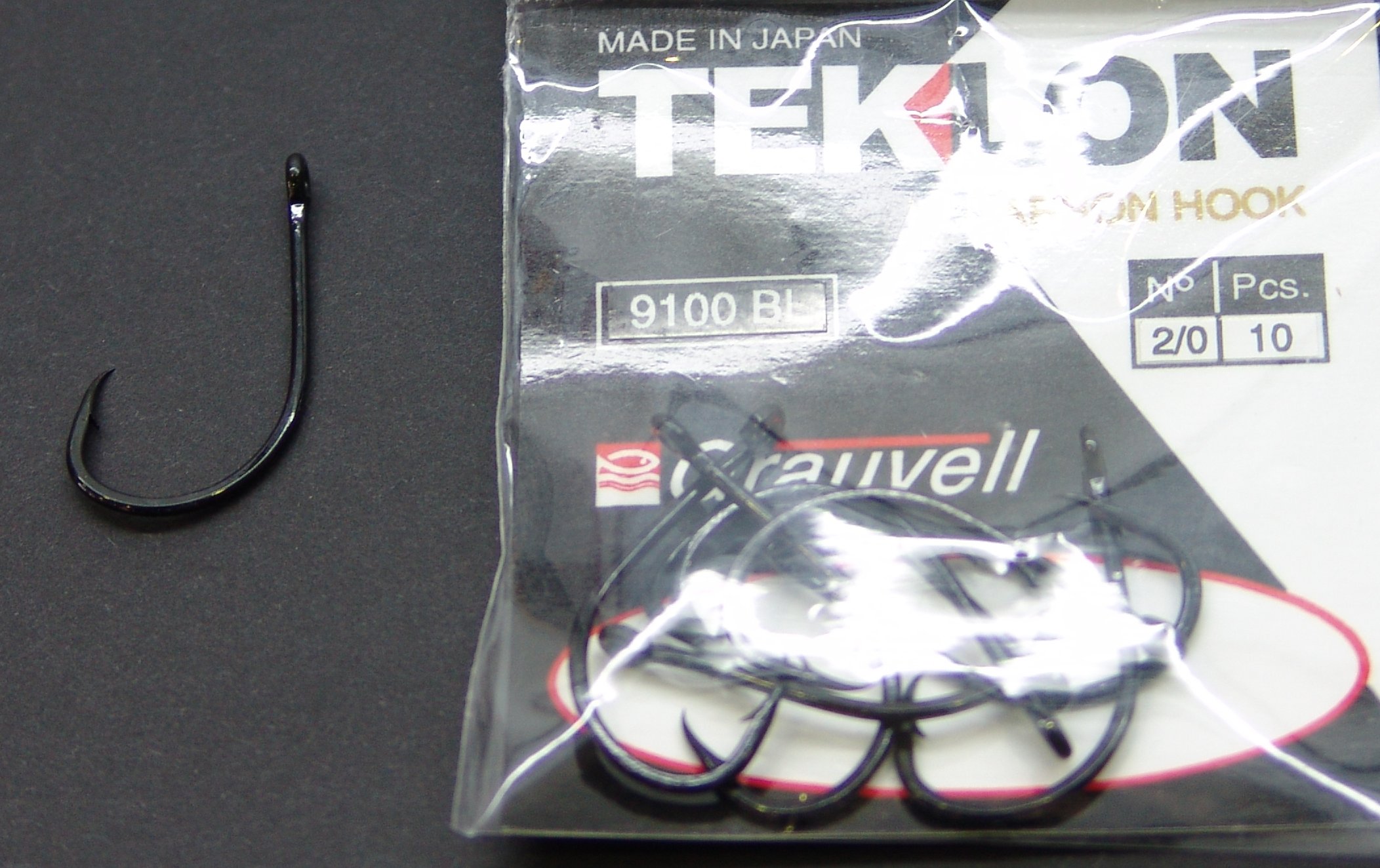 ANZUELO GRAUVELL TEKLON 9100BL 2/0 (10 uni)