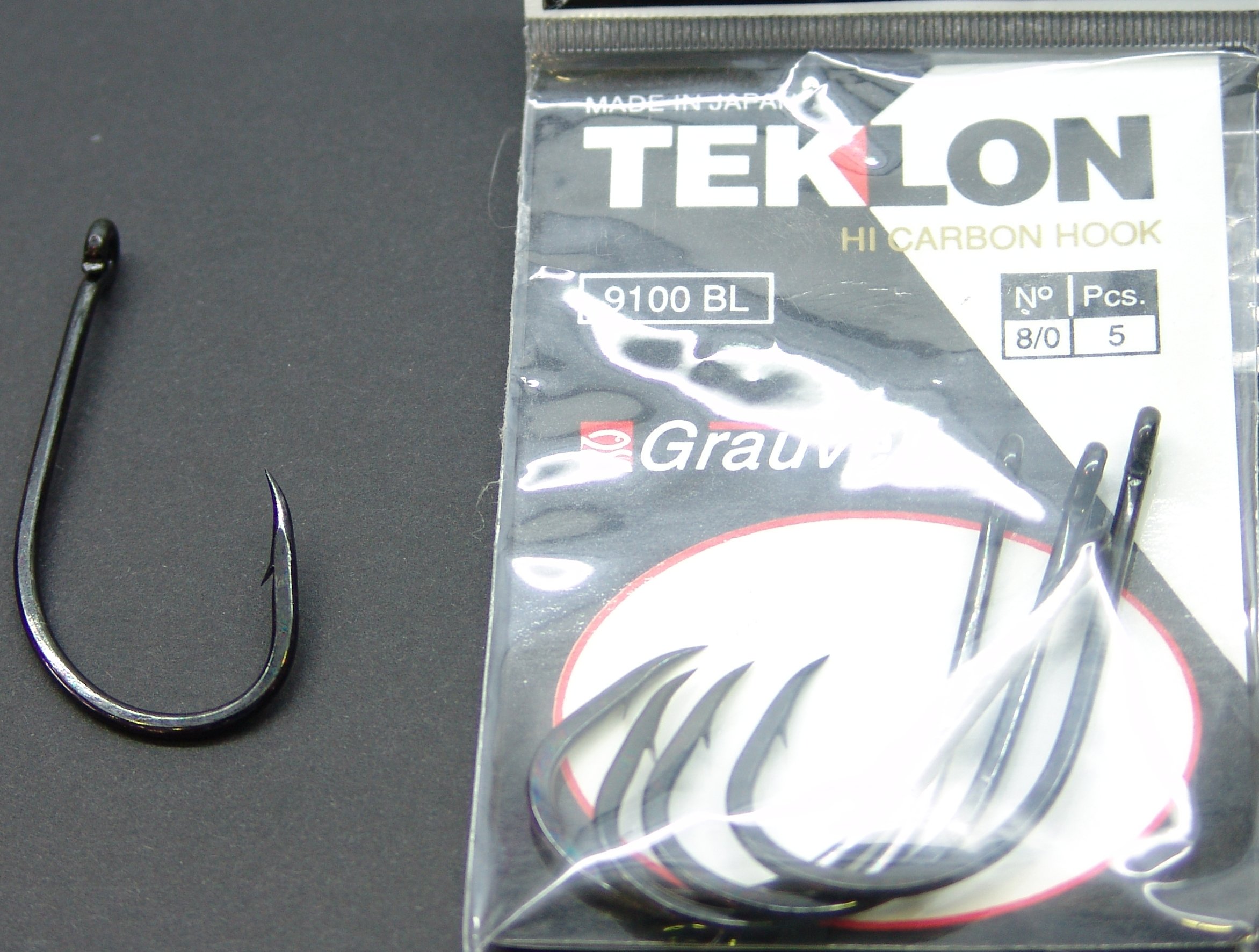 ANZUELO GRAUVELL TEKLON 9100BL 8/0 (5 uni)