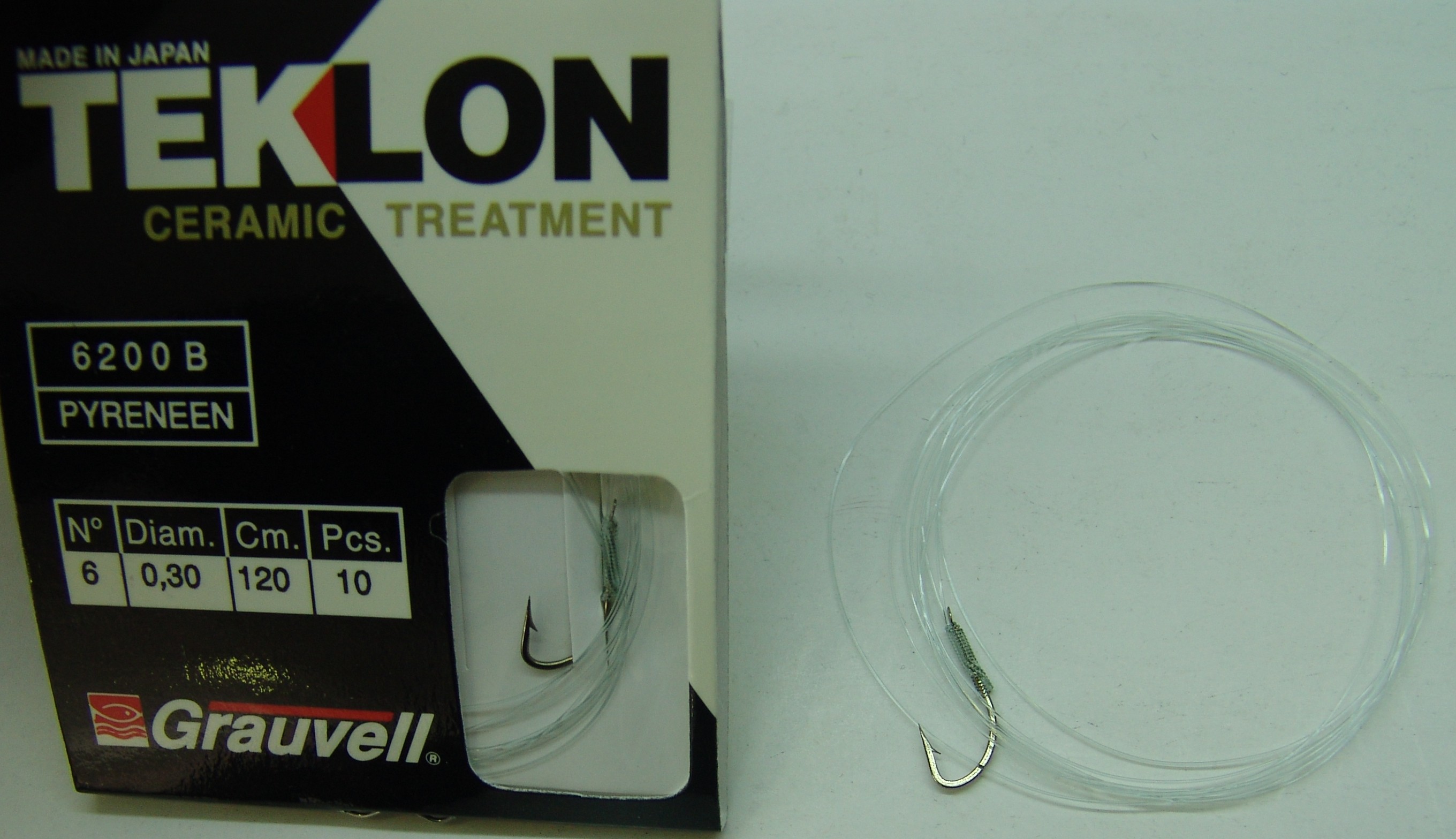 CART. ANZUELOS GRAUVELL TEKLON 6200B PYR 6 30