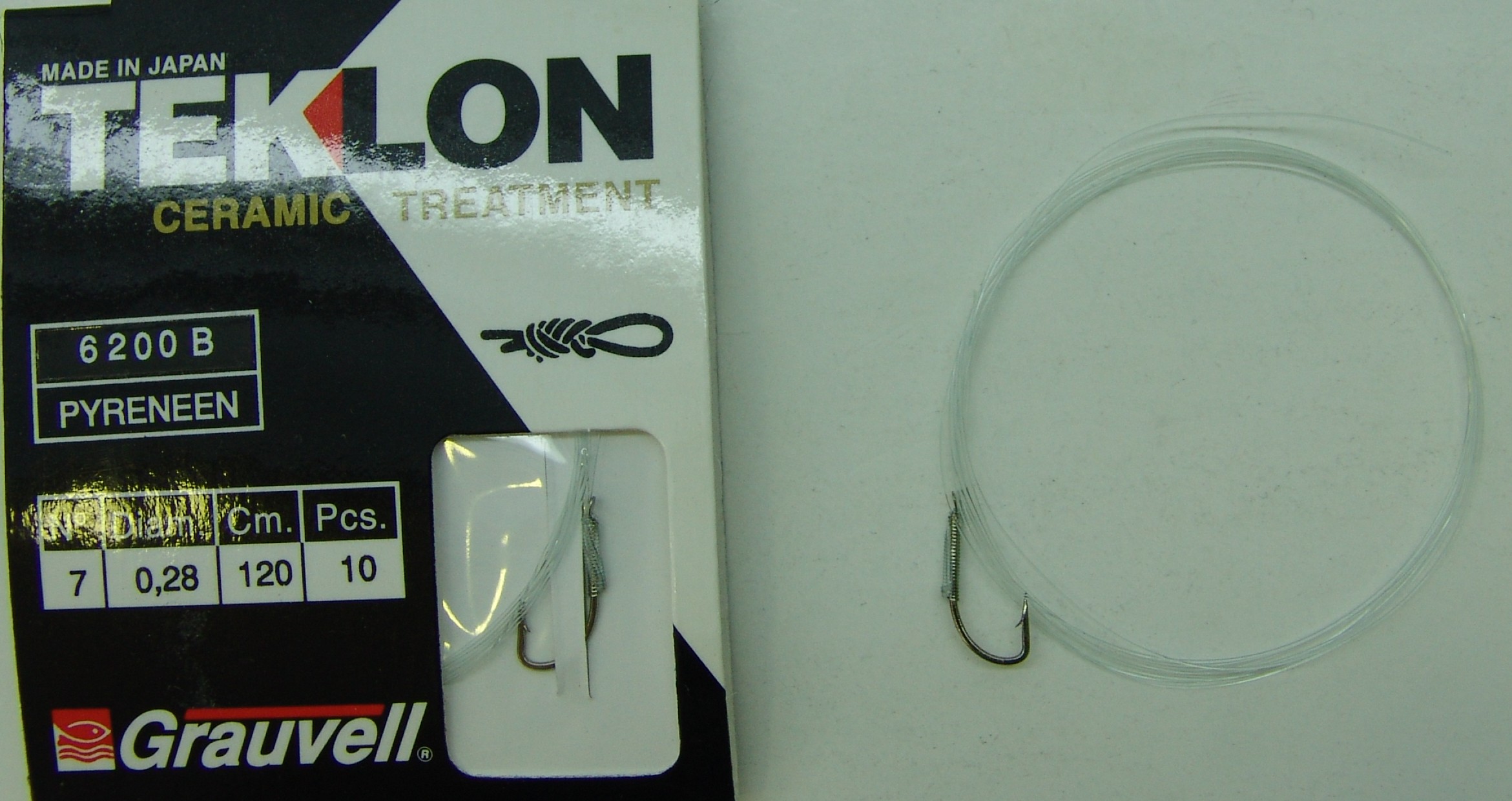 CART. ANZUELOS GRAUVELL TEKLON 6200B PYR 7 28