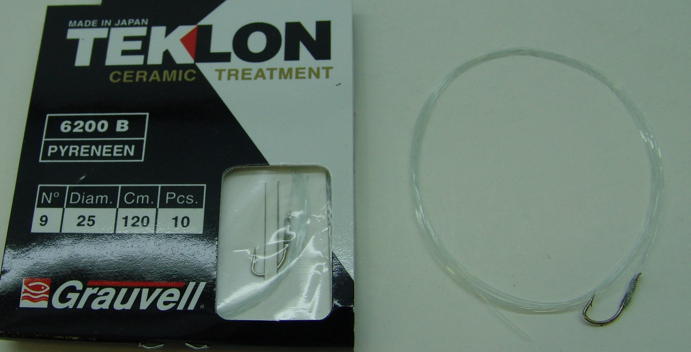 CART. ANZUELOS GRAUVELL TEKLON 6200B PYR 9 25