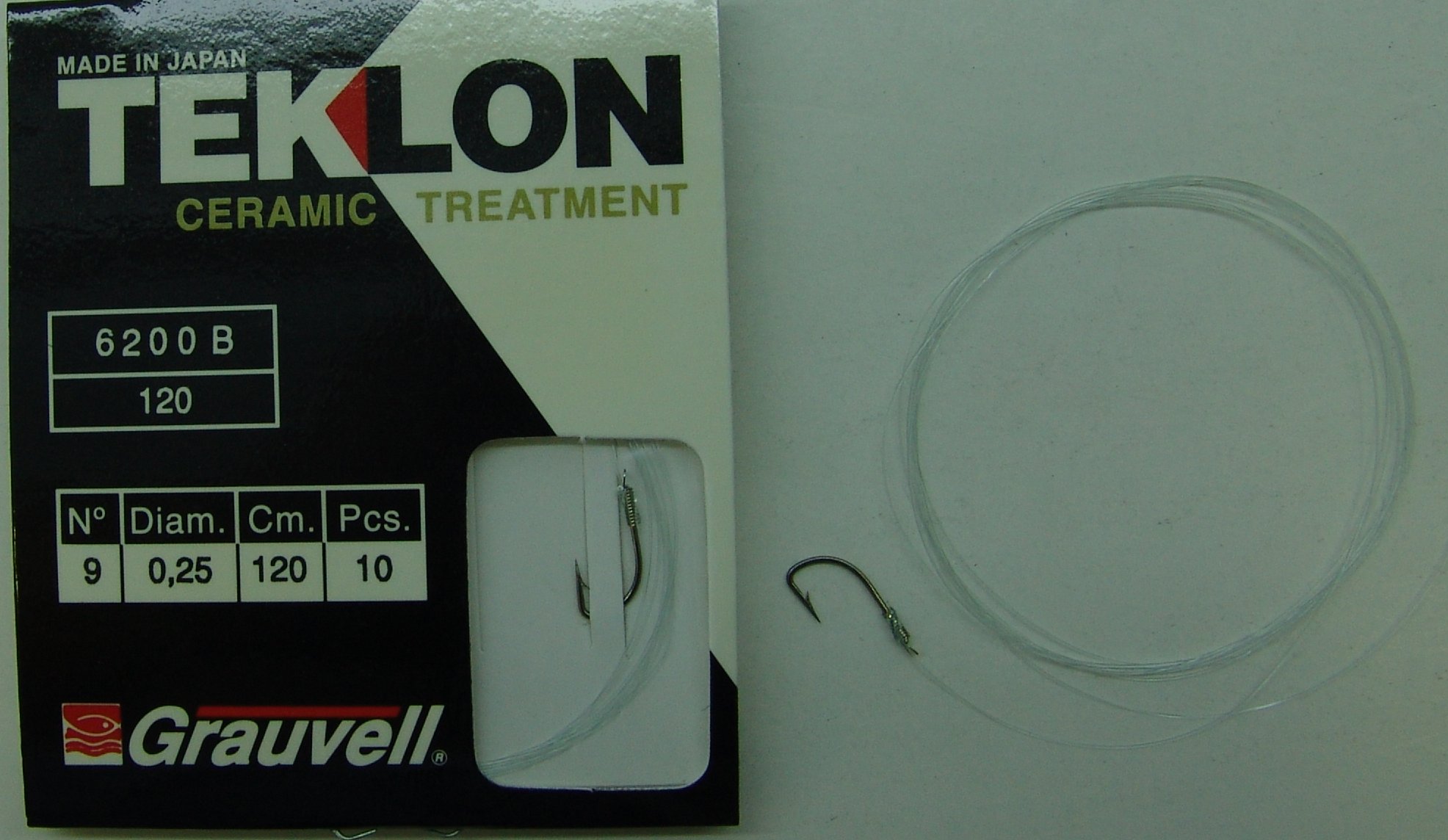 CART. ANZUELOS GRAUVELL TEKLON 6200B-120 9 25