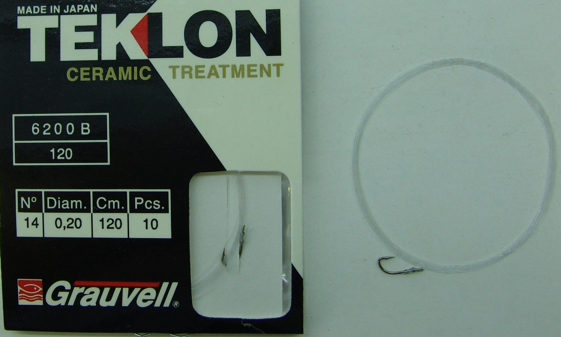 CART. ANZUELOS GRAUVELL TEKLON 6200B-120 14 20