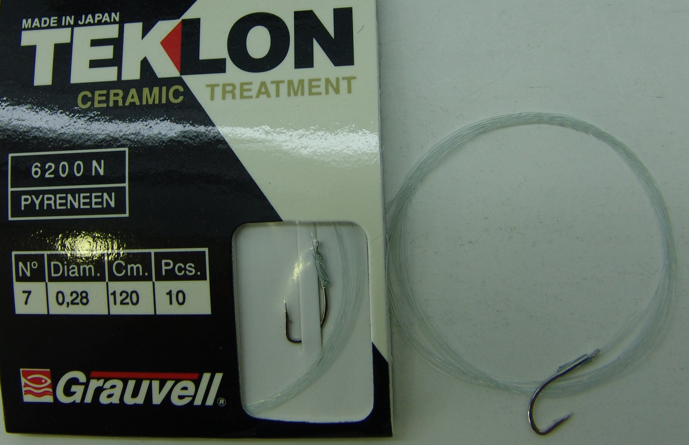 CART. ANZUELOS GRAUVELL TEKLON 6200N PYR 7 28