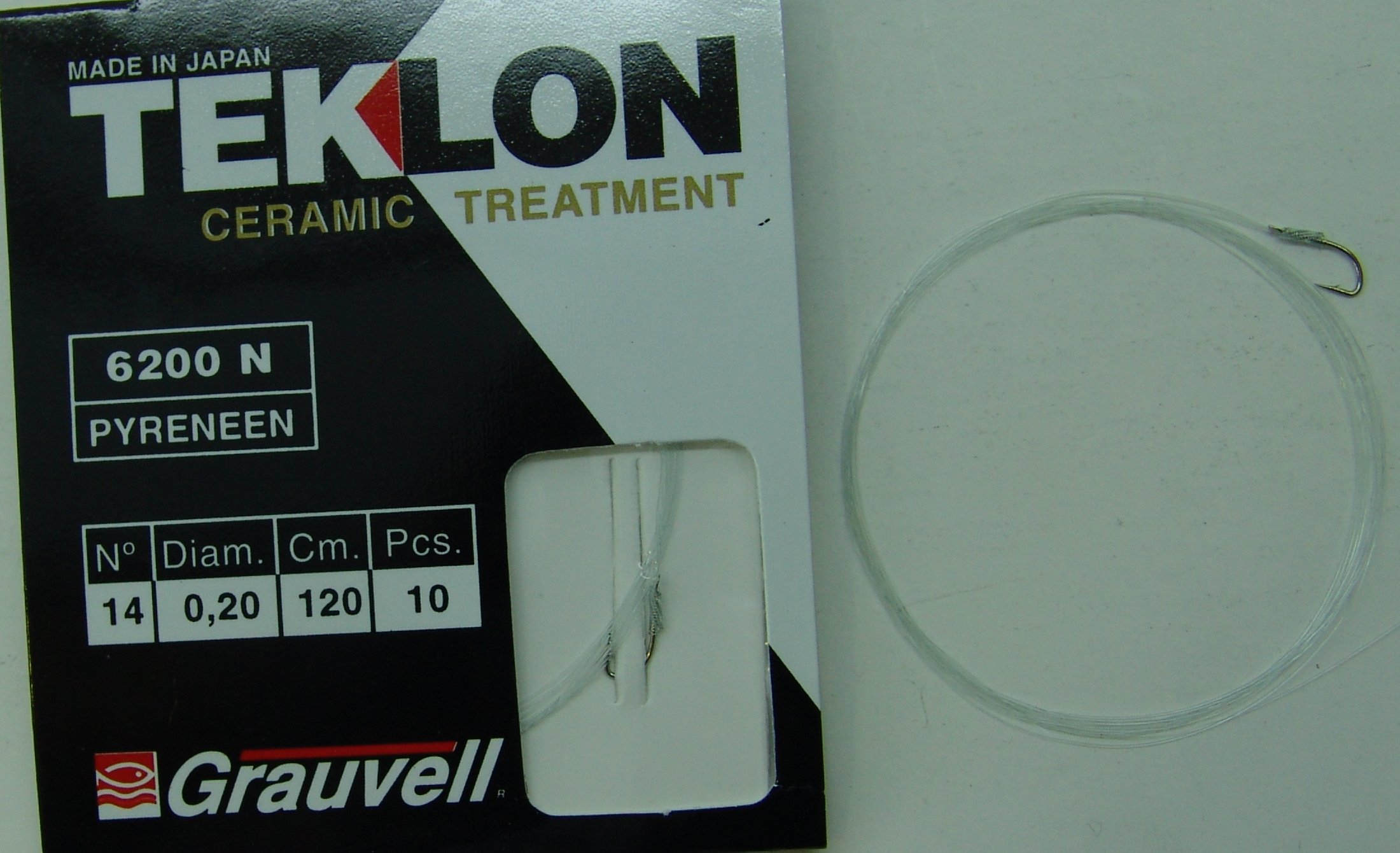 CART. ANZUELOS GRAUVELL TEKLON 6200N PYR 14 20