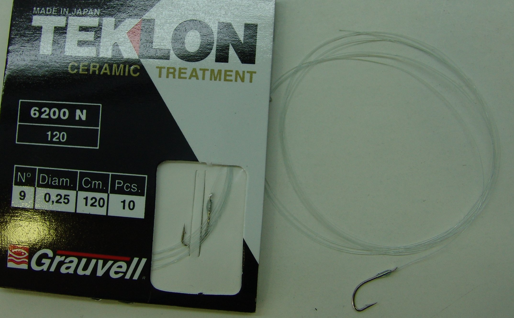 CART. ANZUELOS GRAUVELL TEKLON 6200N 120 9 25