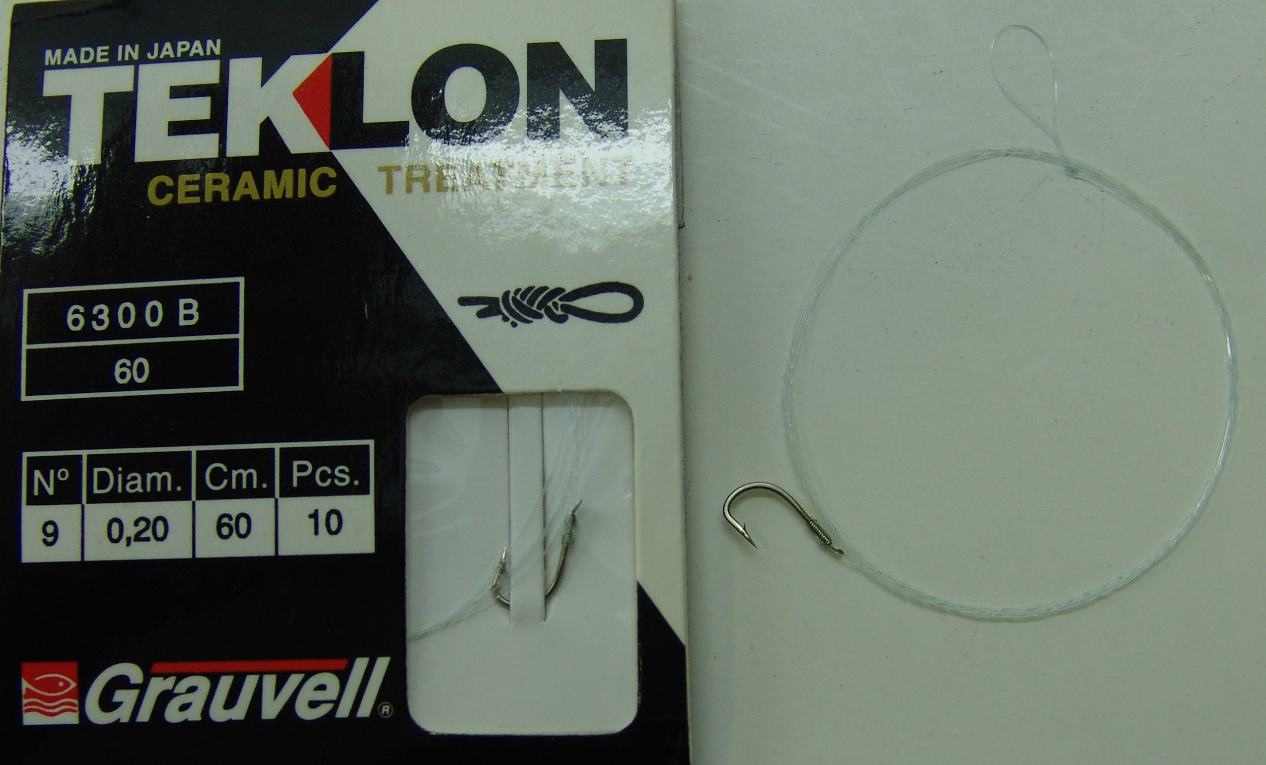 CART. ANZUELOS GRAUVELL TEKLON 6300B 60 9 20