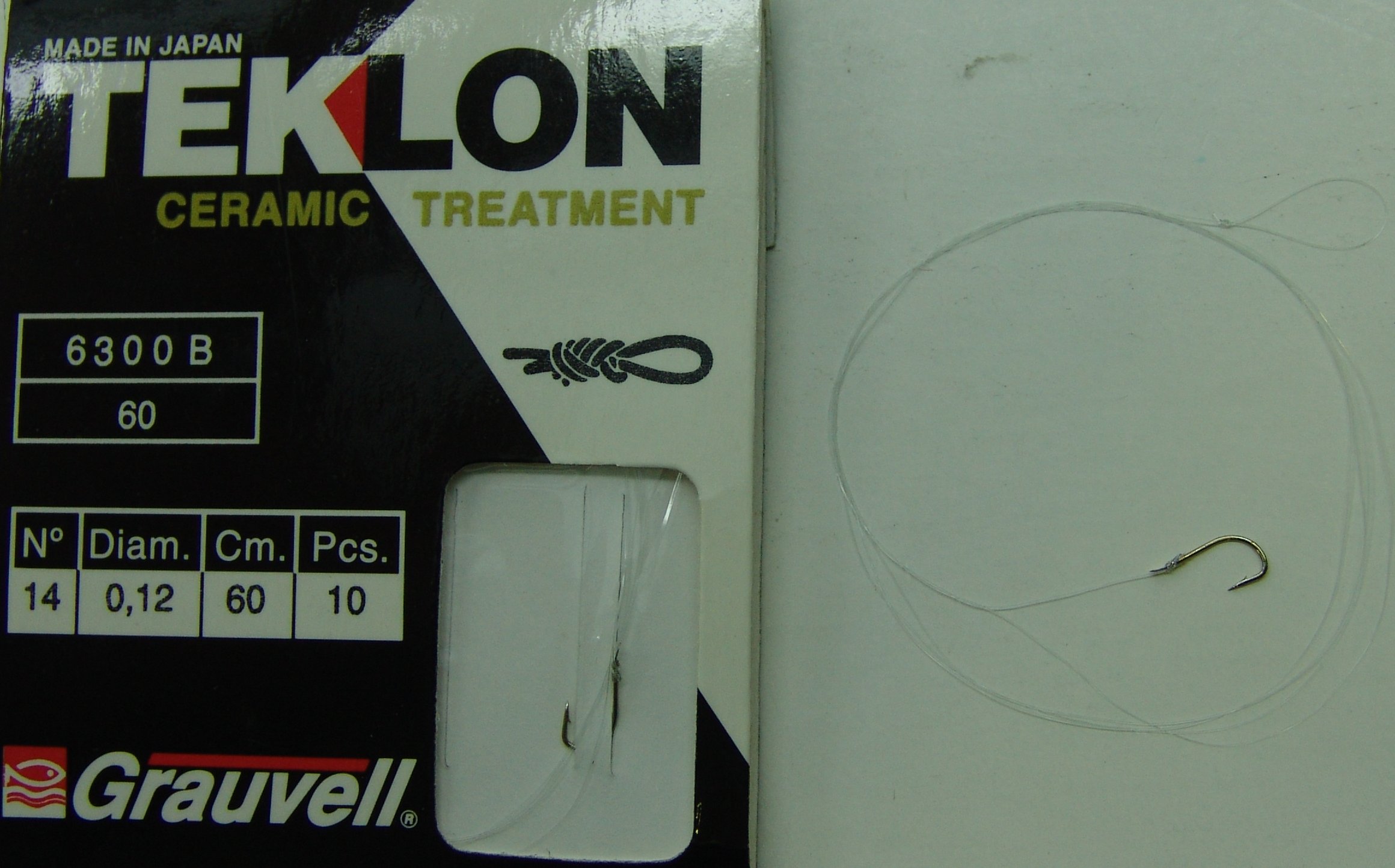 CART. ANZUELOS GRAUVELL TEKLON 6300B 60 14 12