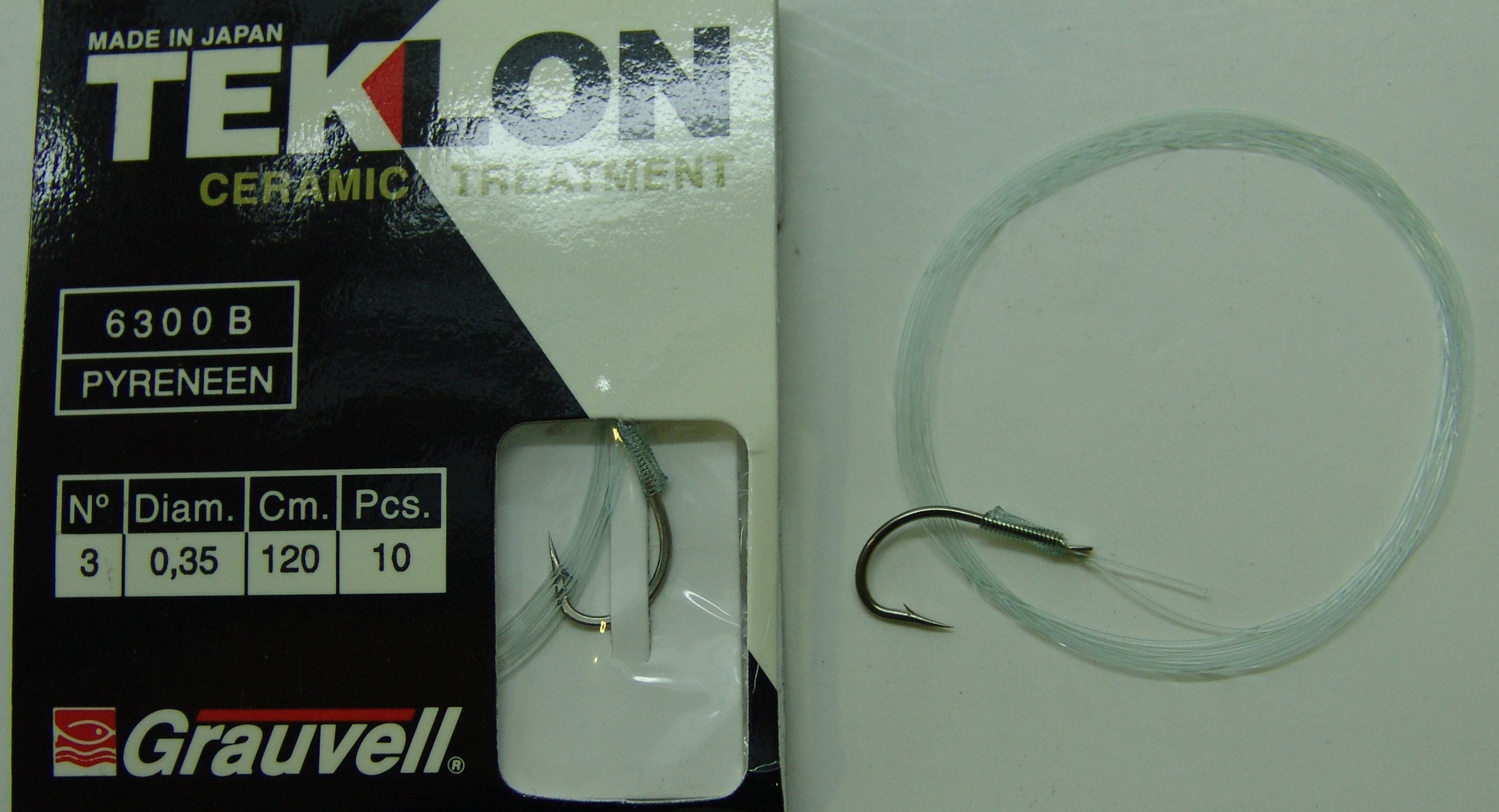 CART. ANZUELOS GRAUVELL TEKLON 6300B PYR 3 35
