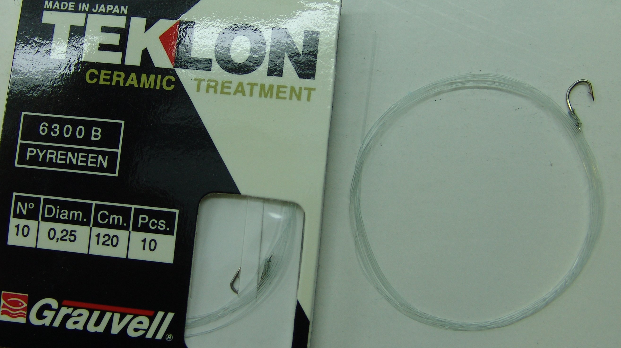 CART. ANZUELOS GRAUVELL TEKLON 6300B PYR 10 25