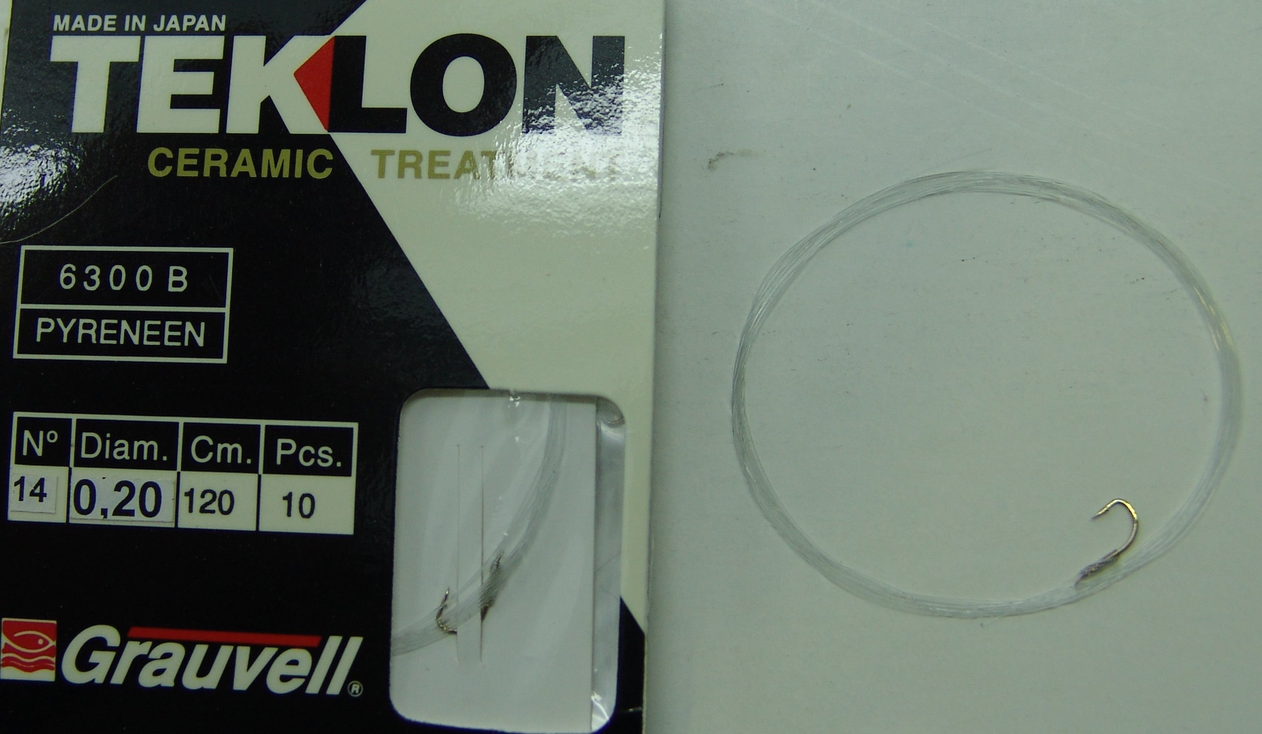 CART. ANZUELOS GRAUVELL TEKLON 6300B PYR 14 20